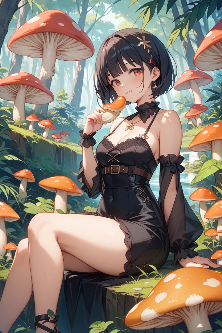 Mushroom girl at  on sunday