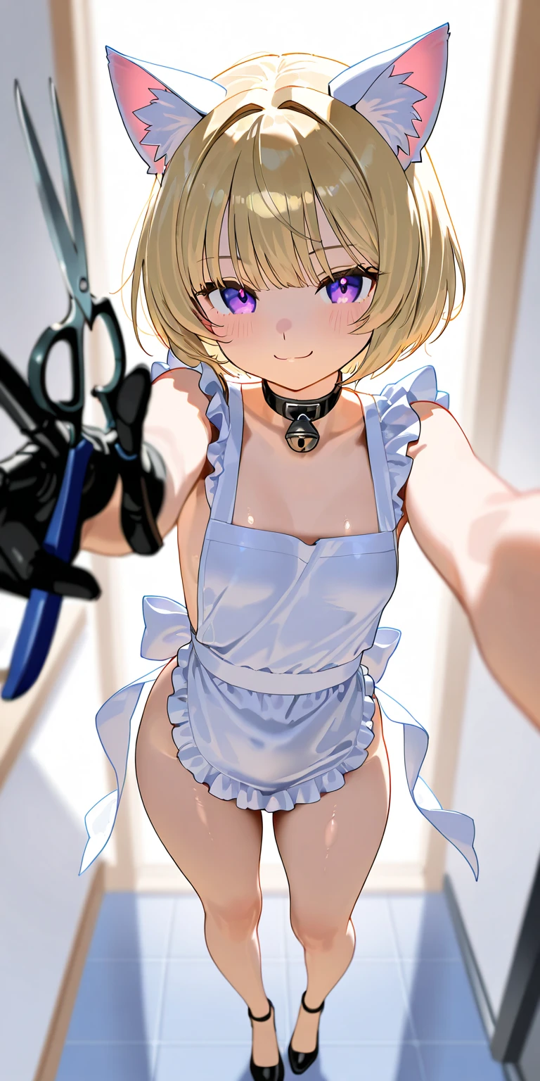 (Photorealistic:1.8, Highest quality:1.8,8K Masterpiece:1.8、Super detailed、Ultra-high resolution、Detailed Background)、((Flat Color))、((colorful))、Multicolored lighting、((Floating colorful water))、Blue background、
Bound Princess、Random Pause、(Chained、Golden Chain、Chained to the body、Chained first round、handcuffs、shortage々Shii:1.4)、Random Sexy Poses、Turn around、Angle from behind、
(Medium Hair、Blonde Hair、hair ornaments、choker)、(Mini Dress、choker、Knee-high stockings、garter belt、White biting panties)、Beautiful hip line、TWICE's Tzuyu' on pause、Beautiful blue eyes、(A rich expression、smile)
