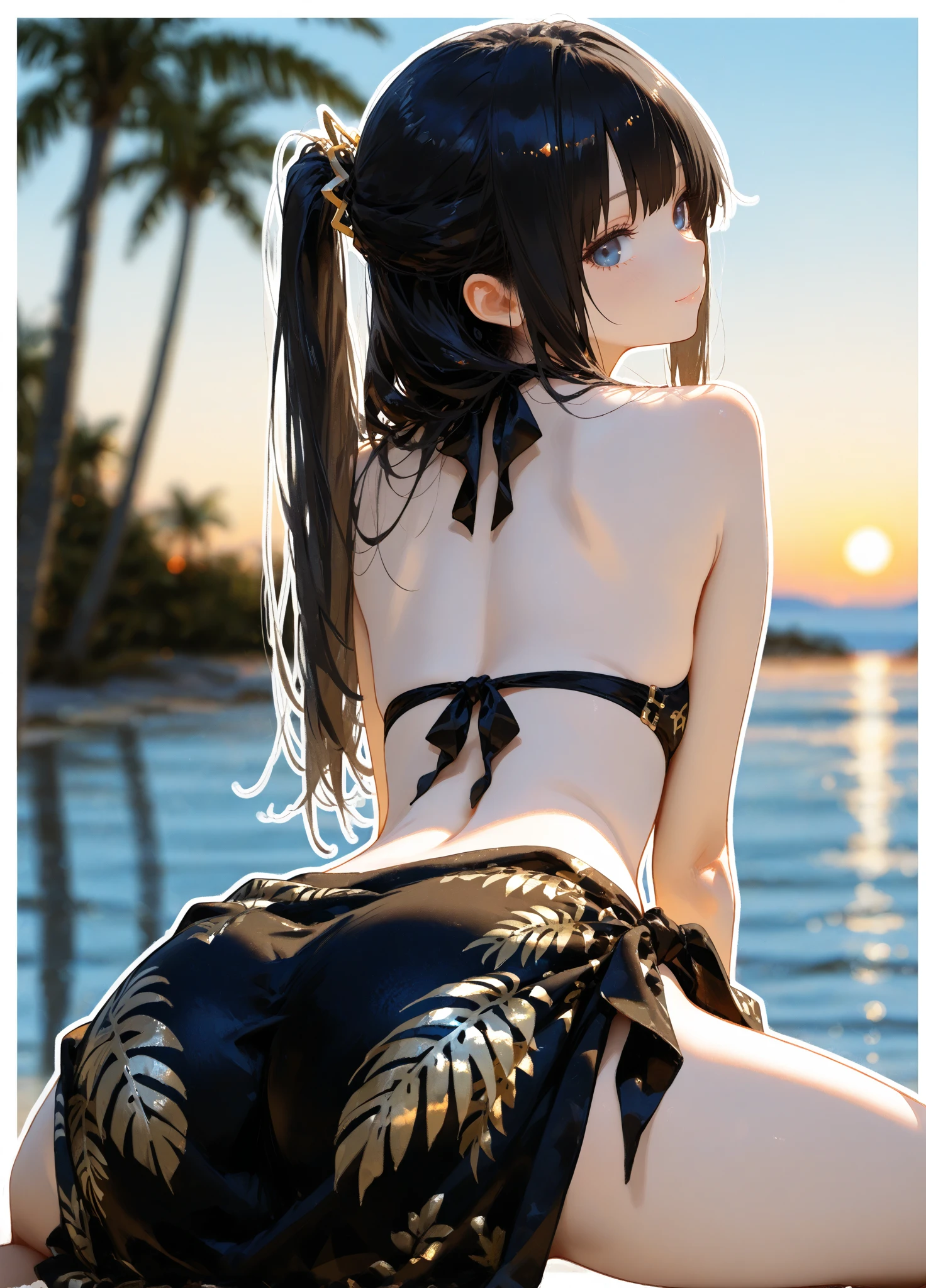 (obra maestra, Vibrante escena de playa:1.2), (kanao:1.5) , (Enjoying a sunny day:1.1), (con un bikini blanco de tanga:1.4), (Well-endowed bust and curvilinear melt:1.4) , (cuerpo proporcional a pesar de su baja estatura:1.1), (Photograph taken from behind to highlight your buttocks:1.5) , (Slowly turning to look at the camera:1.2), (playful expression:1.1), (capturando su belleza y confianza:1.1), (Ambiente junto al mar:1.1), (Refreshing ocean waves:1.1) hiperdetallado, detalles locos, bellamente graduado de color, motor irreal, DOF, Super-Resolution,Megapixel, Cinematic Lightning, Antialiasing, FKAA, TXAA, RTX,SSAO,Procesamiento posterior, Post Production, Mapeo de tonos, ..cgi, VFX, SFX, insanely detailed and intricate , Hiper maximalista, hiperrealista, volumetic, fotorrealista, Ultra Fotorrealista, ultra detallado, Detalles intrincados,8k, Super detailed , a todo color, volumetric illumination, HDR, realista, motor irreal, 16k, foco nítido. Renderizado de octanaje