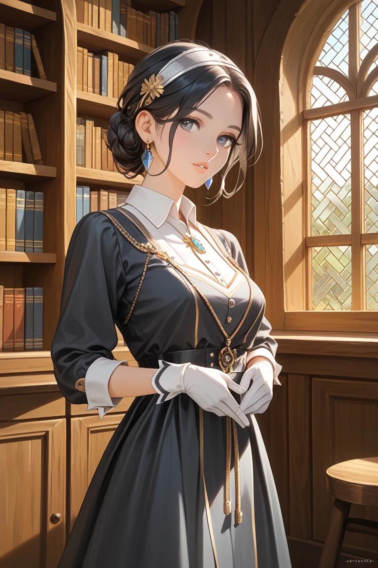 ((1 person)), (Otherworldly beauty), (dream-like),
Soft Light,
(Dressed in 19th century Belgian costume:1.3),
Cinema Lighting, Perfect Anatomy, Slender body, (Parted bangs),
(Vermeer'Portrait of a Girl:1.5), (Subject of the painting), (Picture background),
Cowboy Shot
