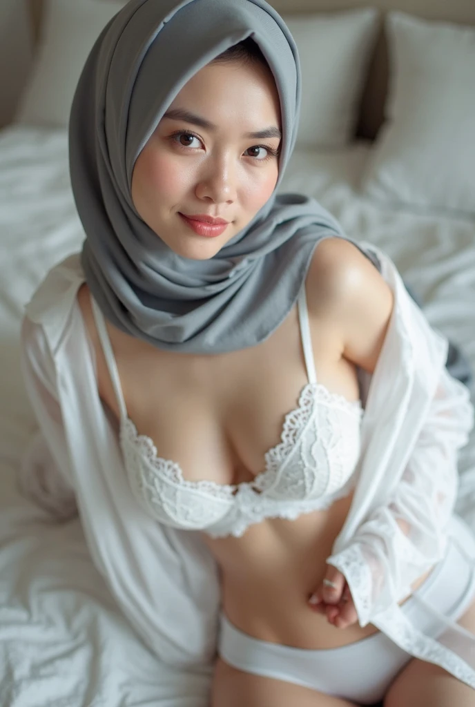 1 matured malay girl in hijab wear wet lace bra and panties, kuala lumpur street, nighttime, neon city lights, upper body,close-up, seducing, sexy pose, (8k, RAW photo, best quality, masterpiece:1.2),(realistic, photo-realistic:1.37),