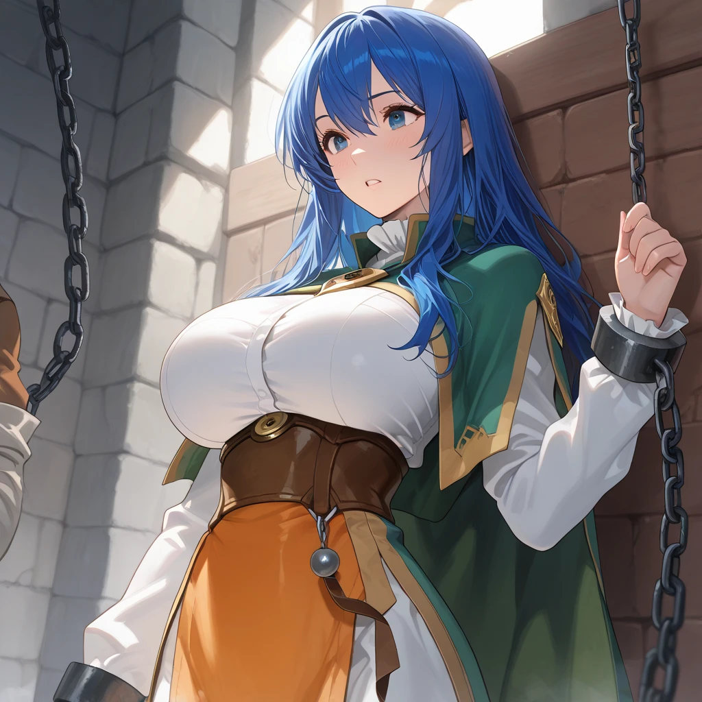 ((((((もっともっと服がはち切れそうなSuper big breasts:1.9))))))、((((Her breasts are so big they overflow from her clothes:1.9))))((((スカートが短すぎてWhite pantiesが覗く:9))))、((((White panties:1.9))))((彼女のドレスは短すぎてWhite pantiesが覗く:1.9))、(((White panties:1.9)))masterpiece, Highest quality,, Highly detailed background, Perfect lighting, (beautiful, Highest quality:1.1), masterpiece, Perfect Eyes, (beautiful), (??????:1.2) Cleavage,short hair, Bright light Blue Hair, Observe the audience,(masterpiece, Highest quality:1.1), Sage_(dq3),,Blue Hair, Circlet, Normal chest, Yellow gloves,little white mini skirt dress, belt, Cape, boots, Cleavage, Expose your shoulders,Please close your eyes tightly.、Open your mouth苦しむ、Sweaty、Drenched in sweat、(Full body image:1.3)、(超巨大なCleavage:1.2)、(Super big breasts:1.2)、(Clothes are torn to shreds:1.9)、(The skirt is too short and your underwear is visible:1.8)、(下着はWhite panties:1.8)、(shibari:1.8)、(Open your mouth:1.5)、(Please close your eyes tightly.:1.8)、(Enduring Suffering:1.5)、(Put your hands behind your back:1.9)、(tied up and hung with a rope:1.9)、(the whole body is tied with a rope:1.9)、(My clothes are soaked and shiny..:1.5)、(Clothes are soaked and see-through:1.8)、(Plump body:1.8)、(Get down on one knee:1.8)、(息を切らしてit hurts:1.8)、(The body is tied up with rope and restrained:1.9)、(Tie your knees with a rope:2.9)、(Tie your thighs with a rope:2.9)、(My whole body is covered in bruises:1.8)、(The whole body is dirty and filthy:1.8)、(shortness of breathまたは呼吸困難:1.6)、(My whole body is full of wounds:1.8)、(My whole body is full of woundsで力尽きる:1.9)、(Exhausted:1.5)、(shortness of breath:1.8)、(it hurts:1.8)、(Being strangled with a rope:1.8)、(Suspended from above by ropes:1.9)((超巨大なCleavage:1.9))、((White panties:1.9))、(Her hands are tied with rope:1.9)、(Please close your eyes tightly.:1.9)、(彼女のWhite pantiesは短すぎるドレスから覗いている:1.5)、(Her clothes were torn off by the men.る:1.2)、(She blushes in embarrassment:1.5)、(Her clothes were torn off by the men.、she was almost ?????。.:1.2)、(She is arching her back:1.9)、(She is looking up:1.9)、(her body is full of scars:1.9)、(the back is arched:1.9)、(Her breast size is M cup:1.9)、((彼女はもっともっとSuper big breasts:1.9))、(She is bound by chains all over her body9)、(More and more roped off:1.9)、(shibari:2.9)、(shibari:2.9)、(Super big breasts:7.9)、(((スカートの隙間からWhite pantiesが覗く:1.9)))、(((She is tied up with rope:1.9)))、((((((White panties:1.9))))))、(((((((((((((彼女は超超Drenched in sweat:7.9)))))))))))))、(((((((((((彼女は上を向いてOpen your mouth顔を赤くして嫌がる:1.9)))))))))))、((((((((((I'm so embarrassed I blush and cry:1.9))))))))))