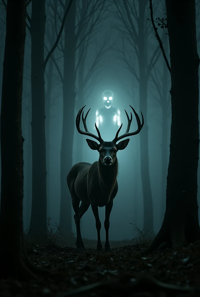 transparent glass demon antlers, haunted depth of field bokeh gas cloud by Alessio Albi and Paul Barson.