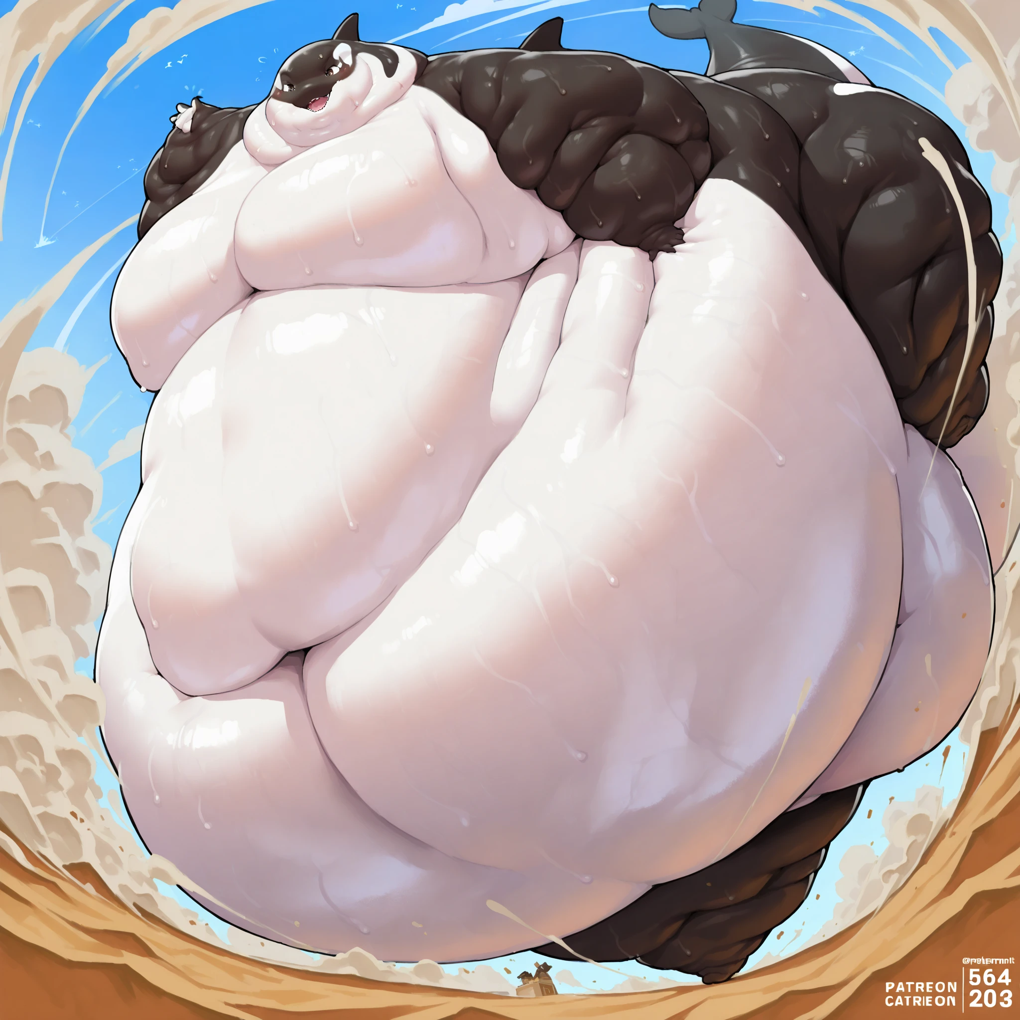 4K, high resolution, best quality, perfect lightning, perfect, Solitary, anthropology, young, Boys,White Wolf:2.0, Hairy body, (Fluffy mane:1.2), Fluffy tail, male, aldult, (Bulky 2:0, Thick muscle 2:0, Huge muscles:2.0, muscular:2.0), (Thick biceps, Veinous biceps, Broad shoulders:2.0), (Thick Legs, Thick calves:1.1), (Digitized foot, 4 Toes:1.2), perfect colors, (Realistic hair, Detailed fur, epic, masterpiece), (Suggestive pose:1.2), (seductive smile, smile 1.3), Beach detail:2.0,Detailed wolf eye:2.0, From k0suna, through dark gems,Superweapon:2.0,vein,White body,White fur,hyperass:2.0,Super strong claws:2.0,permanent,Thick Legs,thick ass:2.0,Sweaty body:2.0,Huge ass:2.0,Black Hat,hyperass:2.0,Huge ass:2.0,Present the ass:1.2,Long legs,Juicy ass:2.0,hyperass,focus on butt:0.4