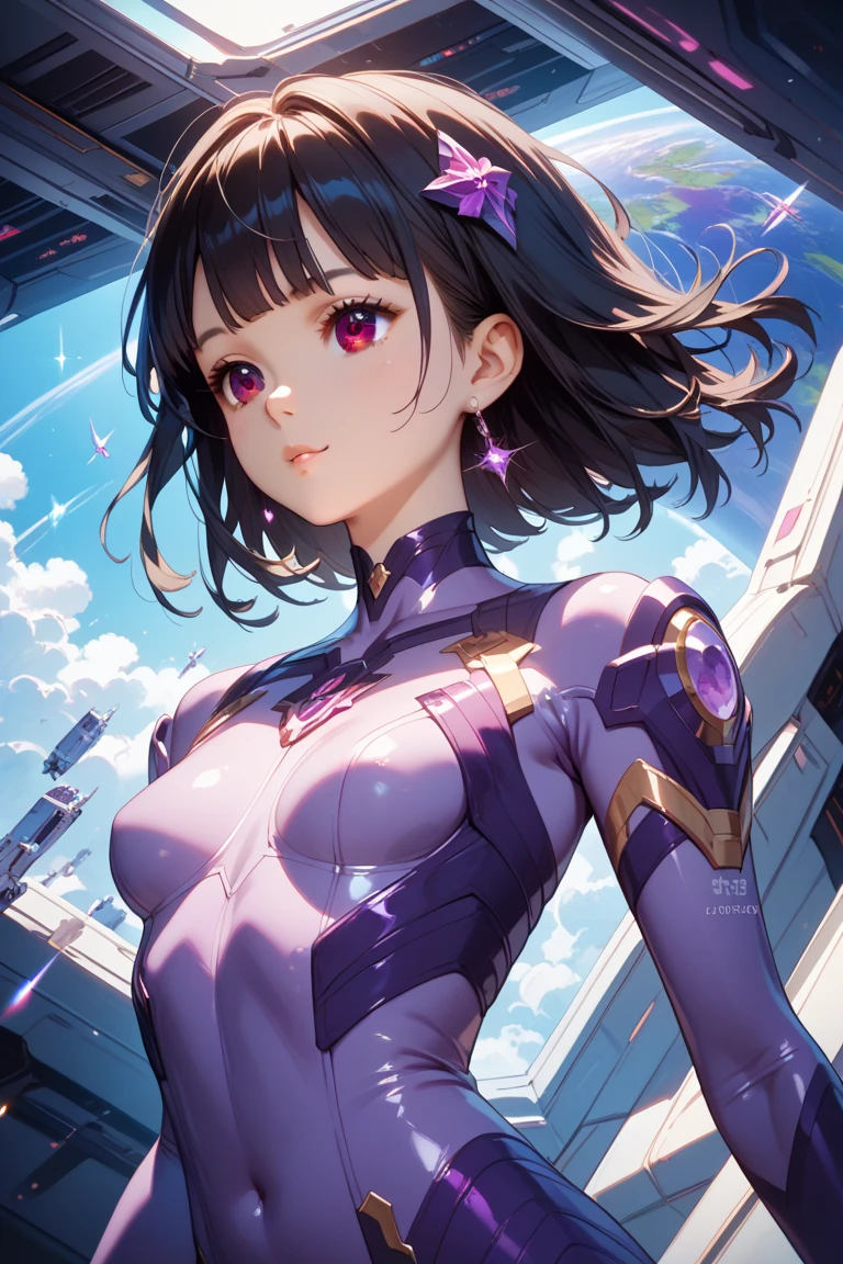 (maximum quality: 1.3), (Meisterwerk: 1.3), (super-detail: 1.3), (wallpaper, only girl, liar: 1.1), ([Diamonds: 1.3|eyes on]:1.2)、([opal:1.9|gradient_Hair:1.1]:1.2)、(Hair drops:1.1)、(Detailed hands and fingers:1.2)、(Detailed ultra-oily shiny skin:1.1)、([wetty:0.8|mucus])、oily shiny thighs、(The perfect Evangelion full-body plug suit:1.1)、Wearing a Makinami Mari Illustrious plug suit、Command Room、brunet、Sorrisos、(Beauty Big:2.0)、ponytails、Beautiful、Entire body