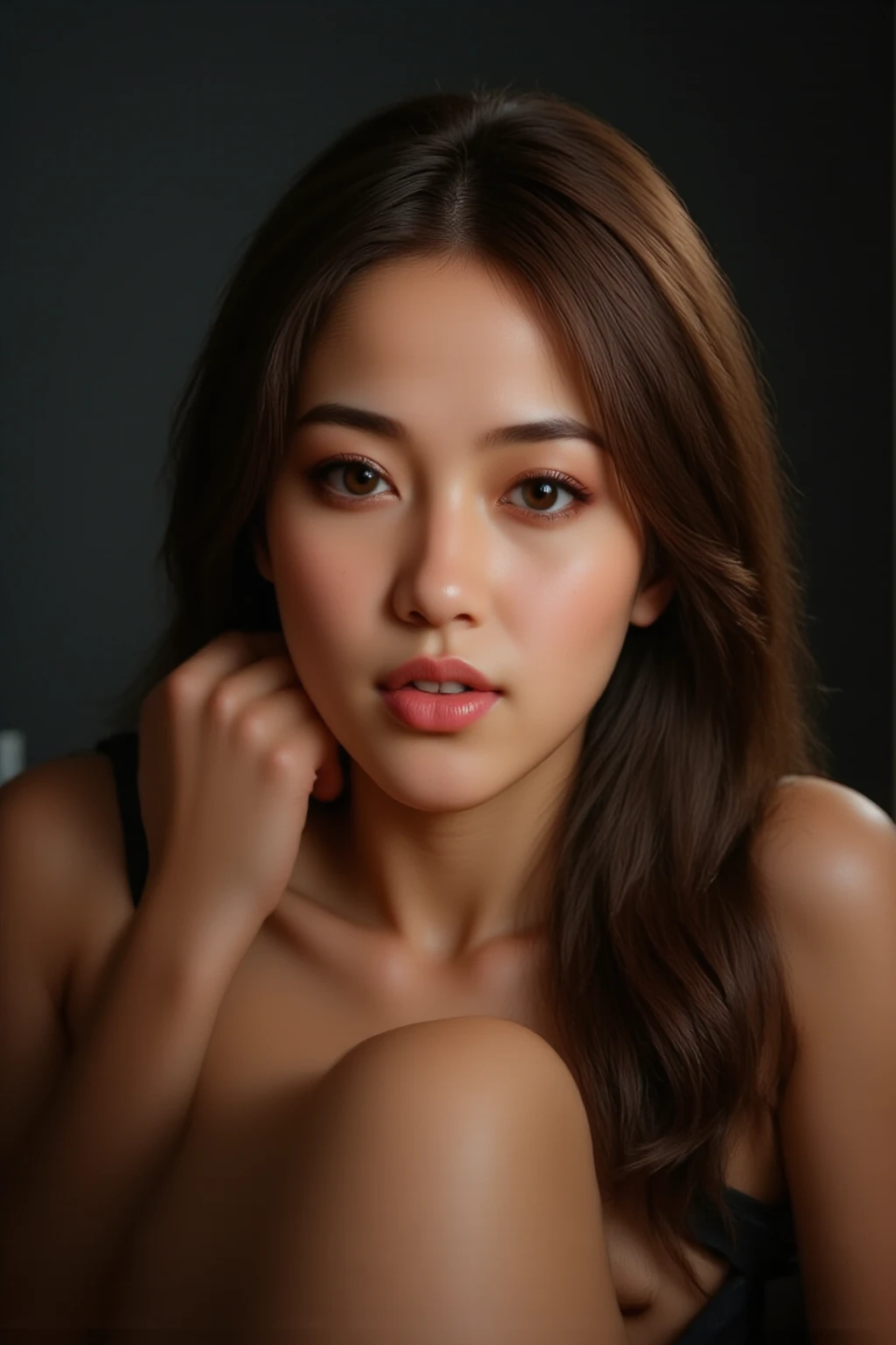 1girl, ((very transparent)), (beauty breast) (erotic_), ((focuss closeup face)), pretty young (Russian) (Asian), (masterpiece), wolf cut (Chinese douyin), (aphrodite goddess), detailed face:1.5, (8k HD graphic, (soft and chill light), best quality detailed ultra highres:1.2 dynamic lighting, artstation, winner photography, volumemetricslighting),