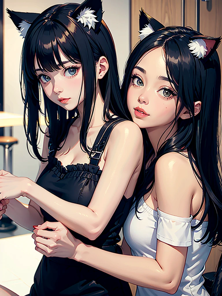(masterpiece, Best quality:1.2), complex parts, Ari&#39;s coven, 1 girl, (better quality)), ((First job)), (Reality) , (((15 years))), backlight, Sun Ray, ((Elf, living in the forest)), whole body, Thin, charming, (transparent clothes), ((Esfoasante dress)), vineyard, First job, 8 k, (beautiful flowers), shadow universe style, Dark forest background, in the dark forest, elf ear, Drow, black crimes, black scarf around the neck, Blue eyes , ultra detailed, beautiful and aesthetically pleasing, masterpiece, Best Quality Score, extremely detailed, ray tracing, Medium Body, close-up, High view, particles and hard light, cut corner. depth of field、natural soft light、professional lighting、aboutтличная улыбка、(highly detailed skin: 1.2)、Photorealistic render of an anime girl、Bright highlights of the eyes、Highest standards、Highest image quality、table、complex parts、A high resolution、depth of field、natural soft light、professional lighting、about, standing, very long hair, cowboy shot, brilliant, brilliant hair, (night:1.2),Dreamy, [[gentle fingers and hands:0.55]::0.85],(detailed fingers),),(emotional),(breathtaking),(main part:1.2) whole body.), (Anime Style), (Super Detailed), (brutal), (uhd, HDR), (8K), (High Resolution: 1.2), (Complex and Beautiful: 1.2)