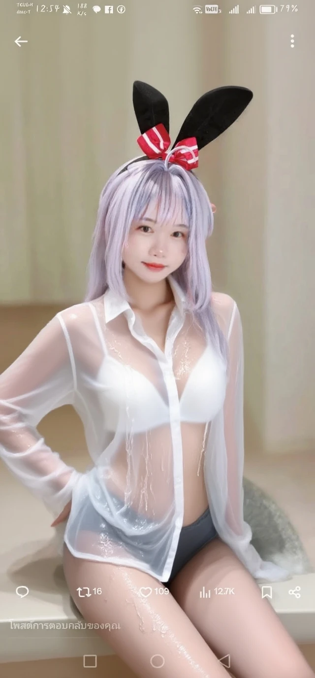 big white legs,Junior high school girl,Bigboobs,巨作, Best quality,Get wet all over your body,Wear small transparent vest underwear,Spread your legs open,Huge breasts,Masturbation,