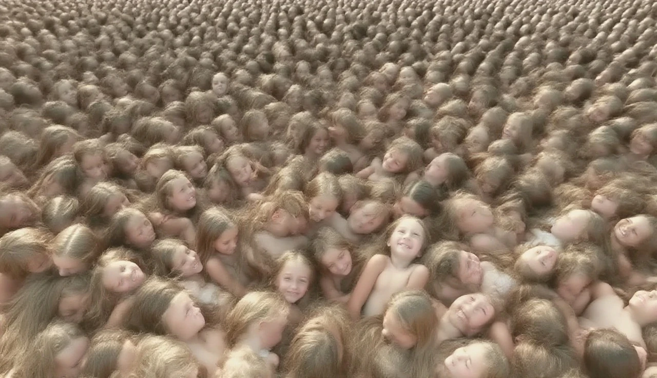 (((Surrealism))), ((((move chart :1.5)))), (((pov :1.7))), ((40K, RAW photo, Photography, masterpiece, Best quality, Ultra-detailed face, Detailed eyes, Ultra-detailed vagina, Ultra-detailed nipples)), (realistic, photo-realistic:1.4), ((((beautiful and gentle goddess-like girl with a young face, love to be seen completely naked, feels sexual pleasure when people see naked her and have sex with 200 men :1.3, her whole body is touched by men :1.3, Her whole body feels sensitive with erogenous zones.)))), (((((16 year old exhibitionist full naked beautiful high school genius conductor girl lustful and Stand with her legs apart and her pussy spread apart.exposing her pussy to surrounded by men in an ultra crowded street and squirting and insertion:1.3))))), ((Huge saggy breasts :2.0)), (((Accurate nipples, precisely depicted nipples :1.5))), (((Pussy being insertion and squirting :1.2))), (((woman's precisely drawn pussy :1.5))) , (((precisely drawn fingers :1.5))), (((wet body, wet crotch :1.3))), (((beautiful Caucasian girls, beautiful Blue eyes, Gorgeous light blonde curly hair, very beautiful white skin, beautiful abs, embarrassed expression, shy smile, 12 years old young face :1.5))), ((Masterpiece:1.2)), (((lots of onlookers :1.5))), (ultra detailed, super_detail, perfect_anatomy, realistic, good hand, detailed face, beautiful face), (sexually aroused:1.3), ((immorality :1.2)), (((professional Analog photo))), ((((Shooting from the side :1.3)))))