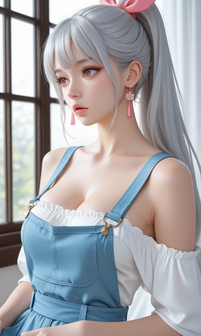 Tifa,Browsing Caution,Azur Lane,A detailed painting,Grue,Top girl,Perfect female body,Straddle,{{{masterpiece}}},{Highly detailed CG Unity 8k wallpaper},Highest quality,wonderful,In detail,alone,Cinema Lighting,close,{{Floating Hair}},{{cherry blossoms}},Outdoor,null,{{Wind}},Detailed Background,Beautiful attention to detail,Bright Eyes,{{whole body}},Sitting in a four-legged position,Dawn Line,Delicate muscle lines,View your viewers,Areola_slip,Side bust,nipple,Skin Dentition,rope,Dynamic pose,Sitting on the bed, ((forehead all visible)), See-through nipples、False eyelashes、mascara、Large swaying earrings、necklace、Toned Abs、Silver Hair、Disheveled long hair、Amazing curly hair、Ahegao、ponytail、Toned Abs、Curvaceous Goddess、