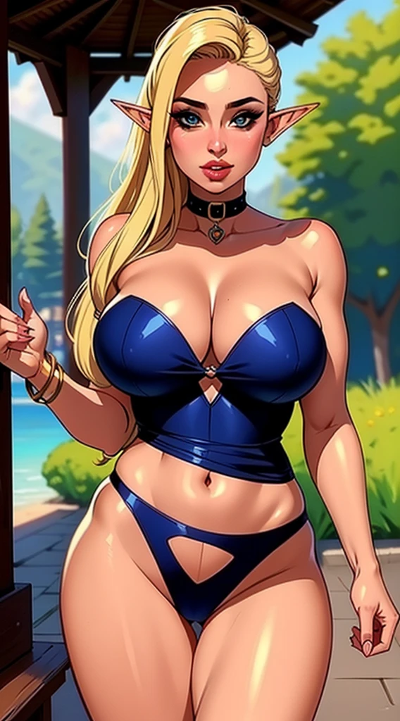 (cartoon style:1.2), Drawings of ([Jessica Simpson|Jennifer lawrance]), wearing a latex shiny pink microbikini , A big smile, perfect eyes, detailed face, party background, fun posing, flirty look, swimming pool party, dark clouds, sunset, golden hour, Epic Bimbo Vixen Blonde, intense sexy stare, looking to viewer, masterpiece, perfect composition, extreme intrincate detail and textures, 16k resolution, gigantic gorgeous beautiful natural perky full rounded breasts, overflowing breasts, oiled gorgeous skin, tan lines, sweety skin, very hot