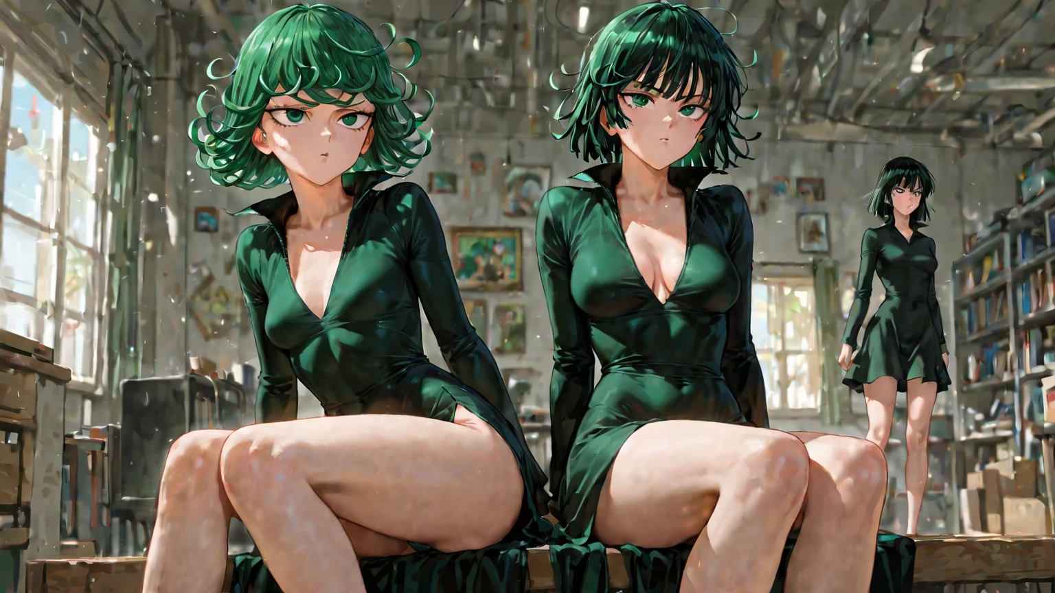 Tatsumaki - One Punch Man, Insta bimbo, cum face facial