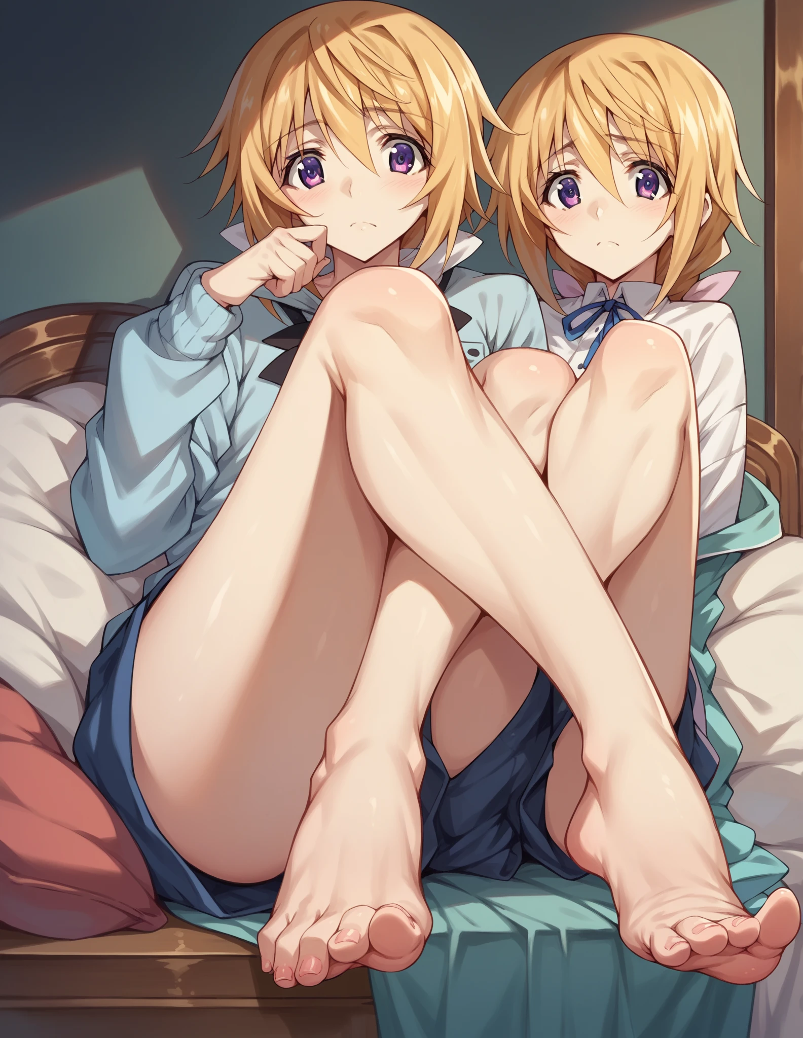 photo realistic, (masterpiece,best quality:1.4),(8k,raw photo,photo realistic:1.2), detailed skin,detailed face,(1boy and 1girl,having fuck:1.8),hug from behind, 1girl,Japanese idol,cute face, little girl, Not Safe for Work, Pink Underwear, (((NO Panties))), ((Open twat))), anus, happy, medium bob, underwear on the floor grasping one's panties, blonde hair, ((wavy hair)),((pretty fingers)),((beautiful feet)),Little Girl, spread legs, twat, ((frilled legwear)) ,hairband, child, small breasts, pink kawaii room , pink gothic room, messy room, Marchen, macarons, Candy, ribbon, small window, (Miscellaneous goods are placed in a mess:1.3),dresser, antimacassar ,