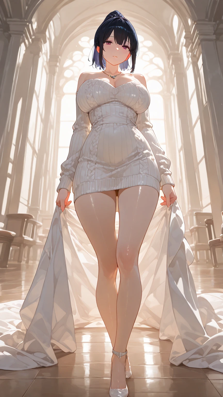 ((Above the shoulder,facial closeups)), Bigboobs, Look at the view, anime, Standing painting, angle of view, foreshortening, foreshortening, 8K, Super detail,silber hair,hentail realism, white backgrounid, Standing painting, 8K, Super detail, 1080p, Women's HD,femele, 16k, A high resolution, Best quality, High quality, Anatomically correct, Masterpiece, ccurate, hyper HD,As graceful as a swan,unreal-engine, Ghibli-like colors, anime, Standing painting, angle of view,battle armor,ssee-through,Lace skirt