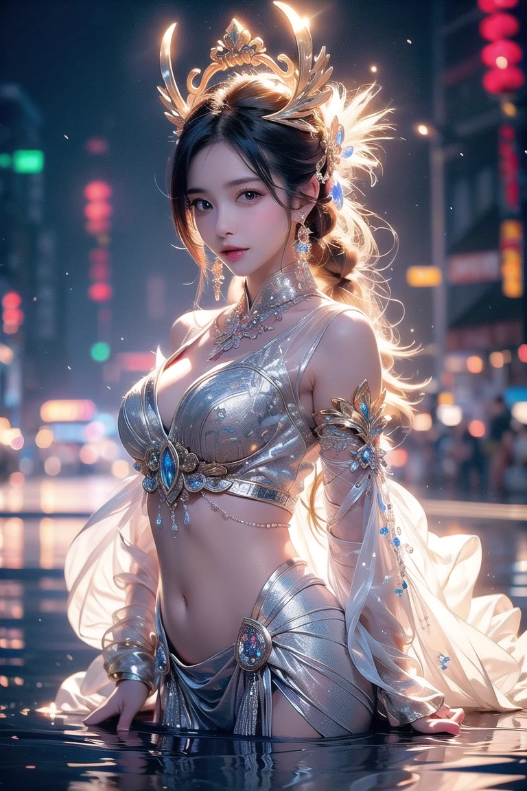 (8k extremely detaileded CG unit wallpaper),(Highest quality),(Best illustrations),(Best Shadow), (detailed: 1.4), 。.。.。.。.。.。.。.3d, んdebtdebt(High Dynamic Range), Light Tracing, NVIDIA, Super Resolution, Scattered beneath the surface, PBR Textures, Post-processing, Anisotropy debtiltering, Depth of written boundary, Maximum sharpness and acutance, Multilayer Texture, Albedo and Specular Maps, Surface Shading, Accurate simulation of light-matter interactions, Perfect balance, Octane Rendering, Two-tone lighting, wide aperture , Low ISO,White balance,Rule of Thirds,8K RAW,intricate-detailed, Delicate pattern, Deep Shadow, masterpiece, real, Roughness, Surreal, Photographed with Canon EOS R5, 50mm lens, debt/2.8, Sharp debtocus, Smoothing, Roughness, Real Life, Photorealistic, Cinematography, 8K Ultra HD,In the flower field,Blue debtlower Girl,1 Girl,solo,Europe,Beautiful Bride,Light Smile,Highly detaileded blonde hair,Mature Woman,Sky Blue Gossamer Veil,Sky blue light cloak,Sky blue gossamer coat,Sky blue thin skirt,Sky blue lace underwear,Sky Blue Lace,Sky Blue Gossamer Gloves,choker,Earrings,gem,Small items,Headdress,Hand decoration,Leg decoration,High heels,Huge breasts,Large Breasts,Big Breasts,Burst chest,Big Breasts,Ample breasts,Expose your breasts,Exposed breasts,Tight waist,Naked butt,Big butt,Bare Belly,Belly button,Wet,Wet body,Sweaty body,Shiny skin,