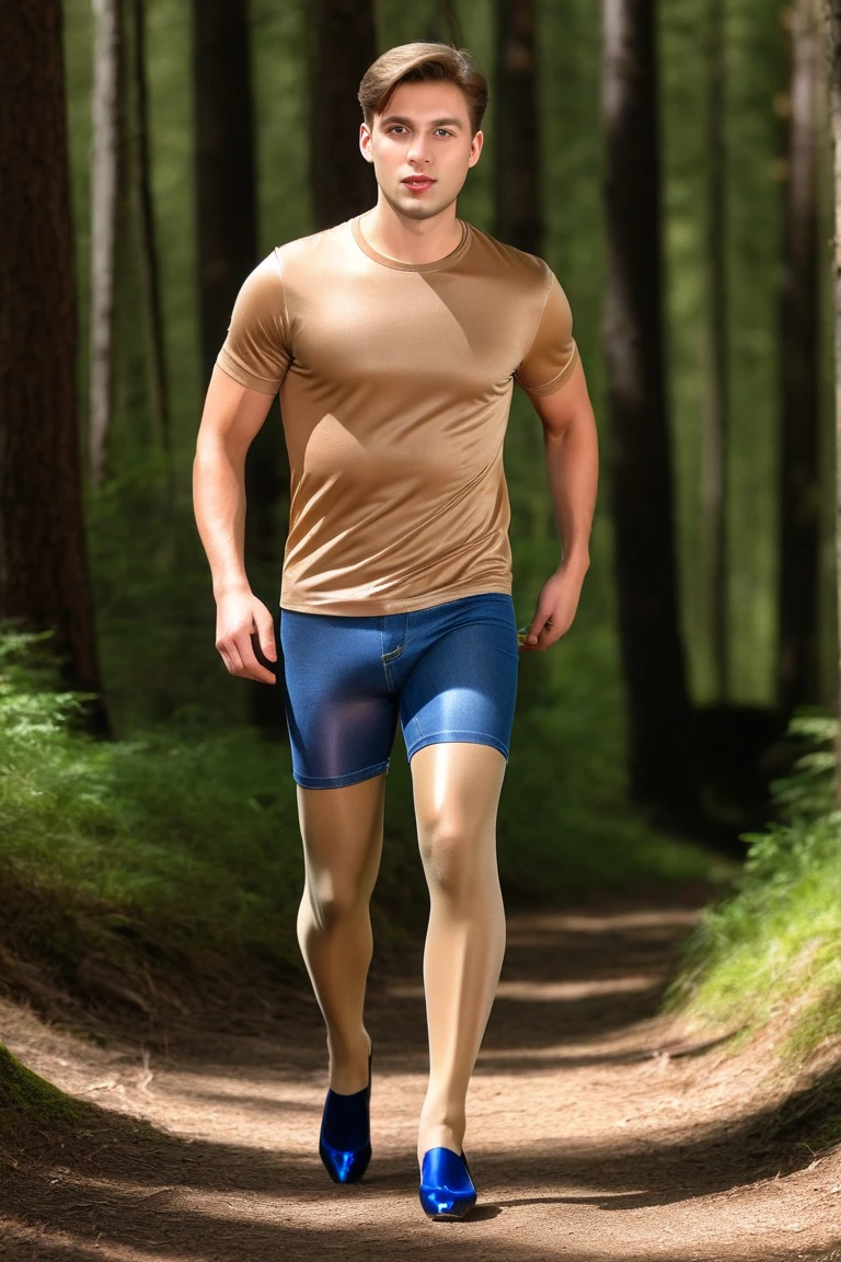 1Young adult man,The most handsome face:1.5,Most Handsome American White Man:1.5,American White Man:1.5,20 years old:1.5,Hot Man:1.5,Young adult:1.5,skinny boy body:1.5,slender:1.5, sport body build:1.5,American White Man skin body:1.5,Young adult-like:1.5,Close-up photo:1.5,(8K, RAW photo, Highest quality)=1.5,((face and upper body focus:1.5)), (masculine:1.5),(romantic lighting:1.5),(sexy pose:1.5),（Skin Wrinkles：1.5),(full body portrait：1.5），（skin glow：1.5）,kneeling in a shallow stream,:1.5 wet body:1.5, water drops on the body:1.5, deciduous forest background:1.5, in the morning:1.5, morning atmosphere:1.5, in the foggy forest:1.5,(slight smile:1.5),(((full body portrait:1.5))),wide angle:1.5, (GS-Masculine:1.5),pale skin:1.5, skinny, very pale skin:1.5, light skin:1.5, model with attractive body:1.5,(8k:1.5, Masterpiece:1.5). High Detail:1.5 ,superior quality:1.5,Natural light:1.5, beautiful:1.5, sexy:1.5, correct anatomy:1.5, good composition:1.5,realistic shapes:1.5,realistic skin tones:1.5,Natural eyes:1.5,realistic eyes:1.5,looking up at viewer,vpl:1.5,realistic muscles:1.5,Realistic wrinkles on the skin:1.5,Realistic arms and legs:1.5,Realistic face:1.5,realistic hair:1.5,Make a sexy and seductive face:1.5,Clear Focus: 1.5,Perfect Body virile: 1.5 ,Slender Abs:1.5,Highly detailed face and skin texture:1.5,detailed eyes:1.5, double eyelids:1.5,big upper lip,man focus:1.5,amazing composition:1.5,front view:1.5,HDR:1.5,ultra quality, elegant:1.5,Post a erotic photoshoot:1.5,Realistic pose:1.5,detailed hair:1.5,(Fujifilm XT3 photorealistic art by midjourney:1.5),(skinny muscular:1.5)),(( medium nipples:1.5)),(perky nipples:1.5)), (Perfect fingers:1.5), (perfect arm shape:1.5),(facing viewer:1.5),(looking at viewer:1.5), (focus only:1.5),(amazing composition:1.5),(wearing tight Dark Green colors micro thong with medium bulge:1.5),medium bulge and medium butt:1.5,Undercut Hairstyle,Linen Brown hair color:1.5