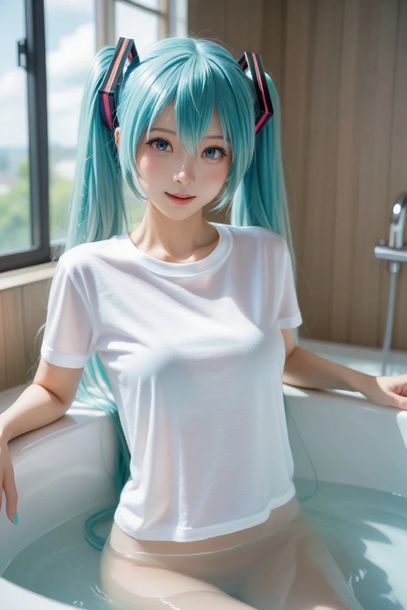 Miku fills her body with semen