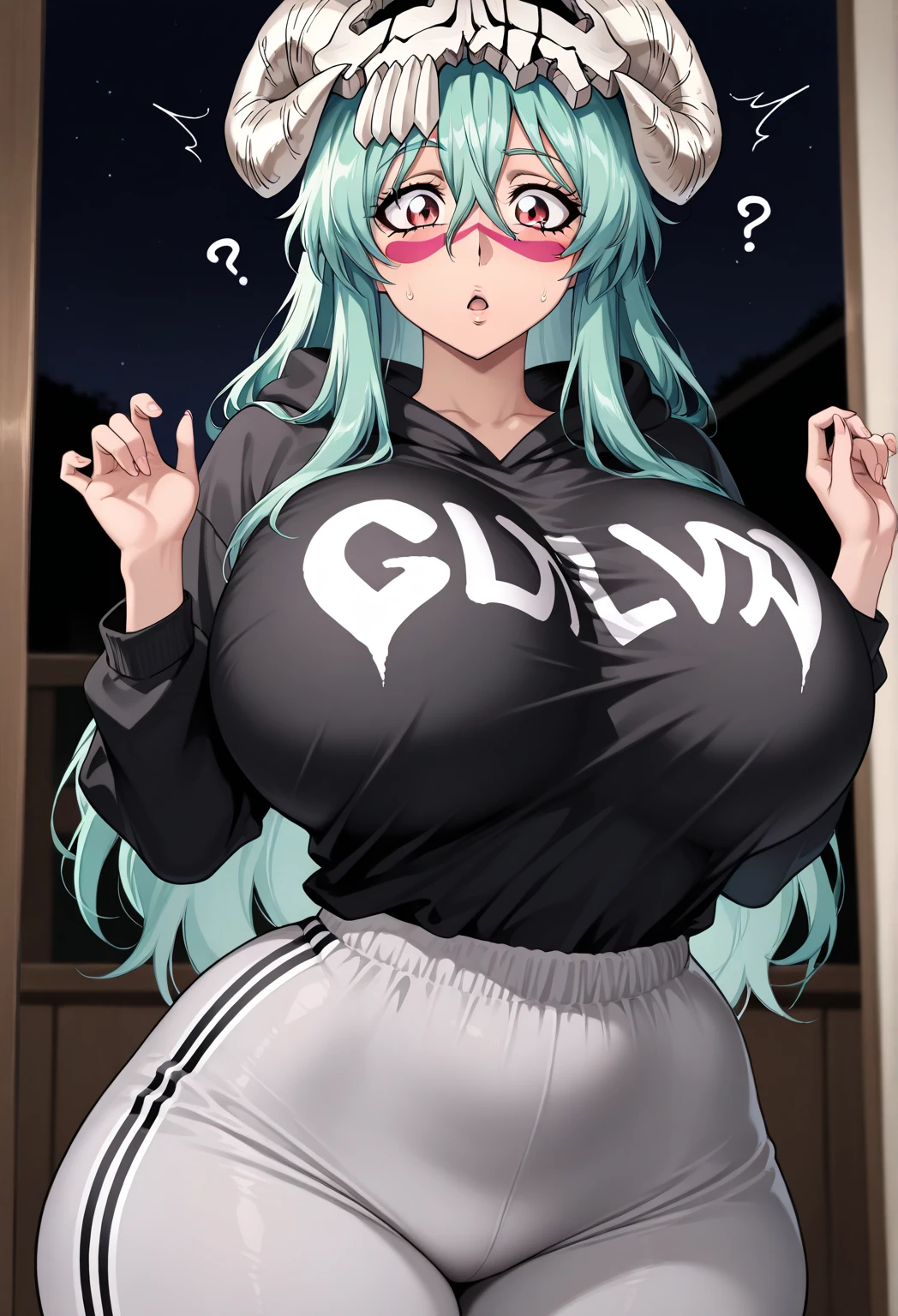 Sexy busty woman wearing (thick diaper) magical, colorful, detailed, surprised, happpy, large breasts, wide hips, casting love spell, seductive, ((mommydom)), bokeh, (spandex)