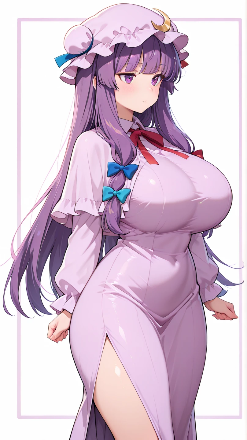 Gorgeous purple hair，teenage wife，Big breasts，Real-time 2D images
