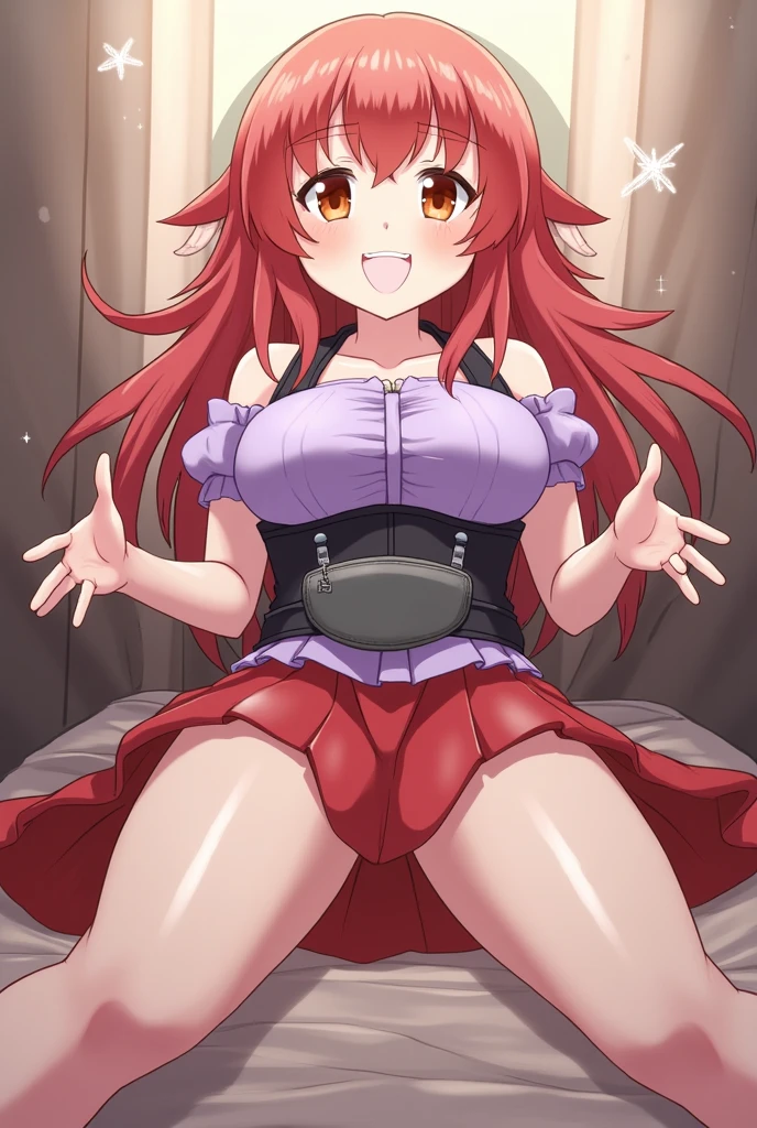 (masterpiece, best quality),25 years old,pink hair,twin tail,beautiful breasts,(large breasts,disproportionate breasts:1.3), BREAK (magical girl costume,fur trim:1.6),(fur-trimed skirt:1.4), ribbon, BREAK (from below,cowboy shot,lighting forward:1.3), BREAK ,nsfw,(stare at viewer with stern eyes:1.5),(bitting own lip:1.1),(angry:1.3),(tears:1.3),nose blush,(badmood:1.4),(steam:1.1),(sweat:1.1),(flying sweat:1.1), BREAK,on back,(lying:1.5),pillow,bed,sleep assault,(1boy,penis,missionary sex:1.5),(spread legs open wide:1.4),(cum in pussy:1.5),