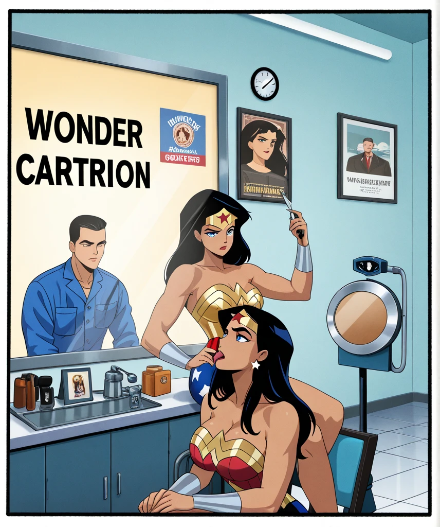 A photo of Gal Gadot as wonderwoman, Pulp Cover, very detailed, clean, high quality, sharp image