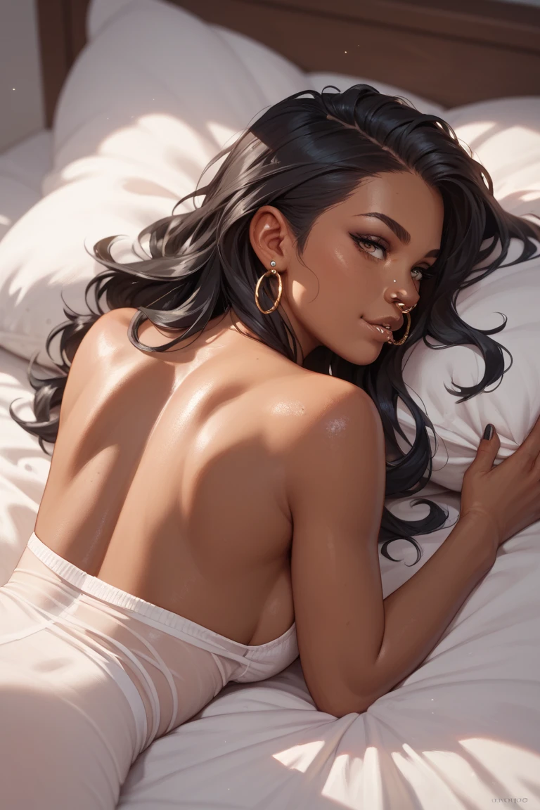 ((front and up view)), ((ultra high definition)), ((ultra high resolution)), ((full sharpness)), ((maximum quality)), ((Cinematic)), ((8k)), ((Rihanna)), ((chubby)), ((totally identical)), ((extremely beautiful)), ((alone)), ((full body)), ((ultra detailed face)), ((ultra detailed eyes)), ((ultra realist eyes)), ((ultra detailed irises)), ((same irises)), ((perfect irises)), ((perfect body)), ((ultra delicate hands)), ((ultra detailed hands)), ((small hands)), ((ultra detailed fingers)), ((natural lighting)), ((very malicious smile)), ((smooth skin)), ((totally ultra realistic)), ((repeat the same face)), ((always the same face)), ((repeat always the same face)), ((always the same body)), ((always the same proportions)), ((flat belly)), ((looking at the camera)), ((totally naked)), ((nice body)), ((very horny)), ((lying on your back on the bed)), ((very open legs)), (masturbating your pussy)), ((delirious with pleasure))