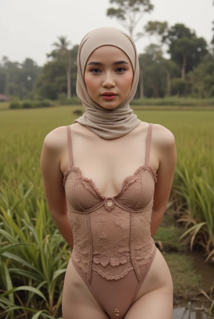 (WEARING SUSPENDER), ((Open mouth)), Naked singlet (((HIJAB MALAY GIRL))), masutepiece, High quality, UHD 32K, Realistic face, Realistic skin feeling , A Japanese Lady, 8 years old, , Very cute and baby-like face, (((FLAT CHEST))), (MATRIX WORLD), ((look In front at the camera and SADNESS)), ((())), (((CUTE GIRL))), ((RED LIPS)), ((Wearing Lingerie Suspender)), ((CHUBBY)), (undress, white and Green