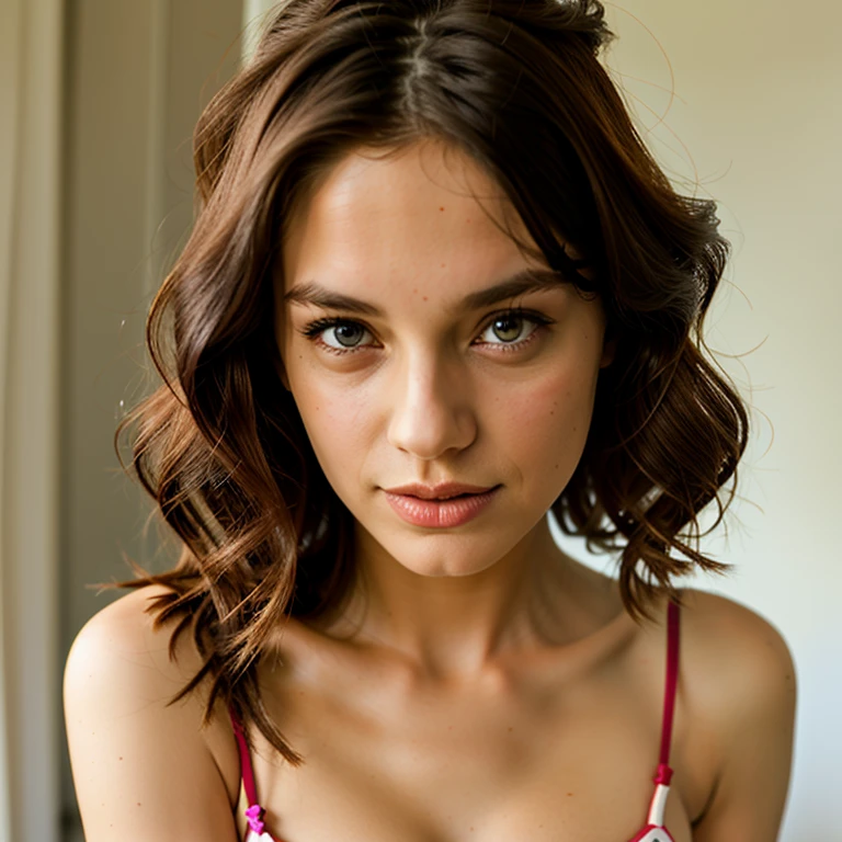 photo of a 19 years old girl, textured skin, light brown hair, light brown eyes, beautiful face, detailed natural skin with pores, wearing red corset and red panties , on all fours, very busty,,,,,,,, perfect eyes (ectachrome), golden hour, cinematic lighting, (hazy filter, film grain:1.2). 8k, highly detailed, detailed skin texture, natural skin texture, perfect eyes, perfect iris, high detail eyes, detailed iris, detailed cloth texture, perfect eyes, detailed eyes, (high quality, best quality:1.3), Extremely high-resolution, film grain, dslr, Kodak Portra 400 camera f1.6 lens, 35mm, Fujifilm Superia Premium 400, Nikon D850 