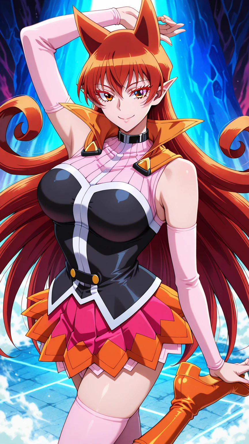 (anime art, anime styling, studio anime, very detailled, updated, Vibrant, anime coloring, hight contrast, work of art:1.2, best qualityer, better aesthetics), (1 girl), Color Connections, colors, esquema de cores Vibrants, colorsda, mancha colorsda, NSFW, (portraite, cowboy shot), sensuous, in the deep forest, Dance, (Big Breasts 1.2), crooked, (Bewitching woman), (smile and laugh:1.2), fantasy starry sky fairy, fantasy starry sky fairy,Falling petals, shining stars,