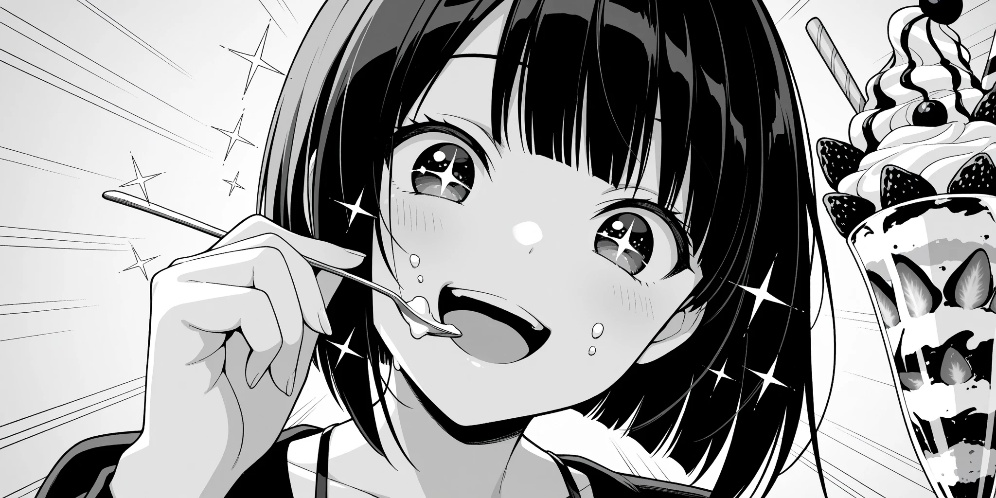 nsfw,pov,kneeling,1 girl,black hair,Tongue out,Androgynous,medium hair,sidelocks,Covered nipple,legs,masterpiece,best quality,very aesthetic,absurdres,upper body,straight-on,large,Covered,Smile,(upturned_eyes),From above,cum in Tongue,Ahegao,attractive,(Bukkake:1.5),(happy),(Steam:1.3),(Open Mouth:1.3),(Gym Uniform),(White shirt),(heart:1.3),(trembling),(Text Background),(face)