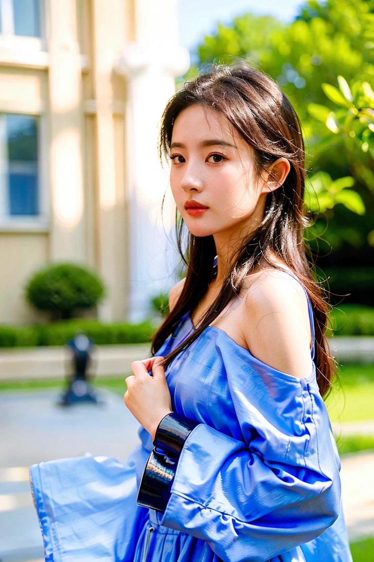 masterpiece, best quality, 1girl, aqua eyes, black hair, closed mouth, multicolored background, looking at viewer, outdoors, solo, upper body, alluring, clean, beautiful face, pure face, pale skin, sexy pose,((hanfu, chinese clothes)),long hair, ((perfect female figure)), mature female, milf, narrow waist, chinese deity, seductive, highly detailed,best quality, masterpiece, highres, original, extremely detailed 8K, wallpaper, masterpiece, best quality, illustration, beautifully detailed eyes, cinematic lighting, beach,
