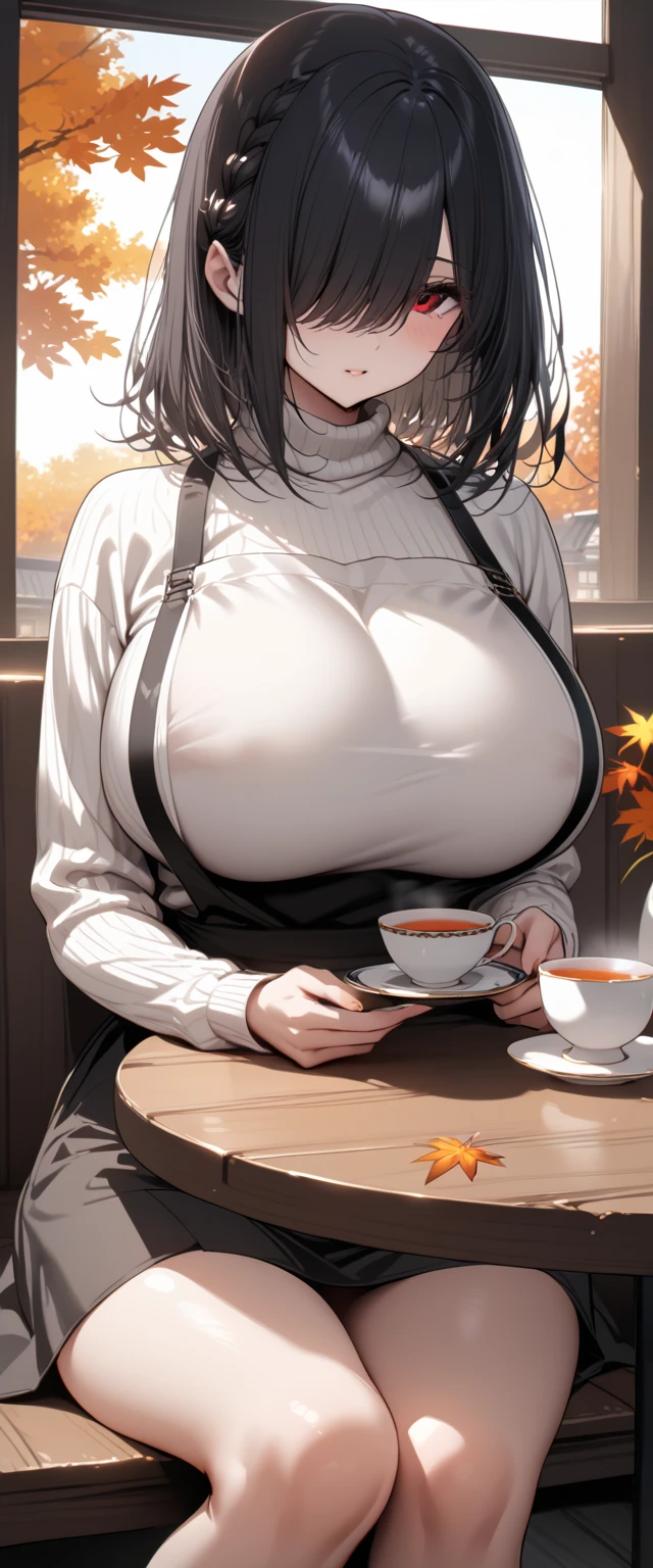 NSFW, Anime girl sitting at a table with a cup of coffee, garota misteriosa da cafeteria, Commission for High Res, drinking coffee, OC Commission, sentado em uma mesa cor de mocha, Nico Robin, drinking a coffee, sentado em uma mesa, estilo anime ecchi, (NSFW) Not safe for work, Estudante realista, drinking a cup of coffee, sentar-se casualmente