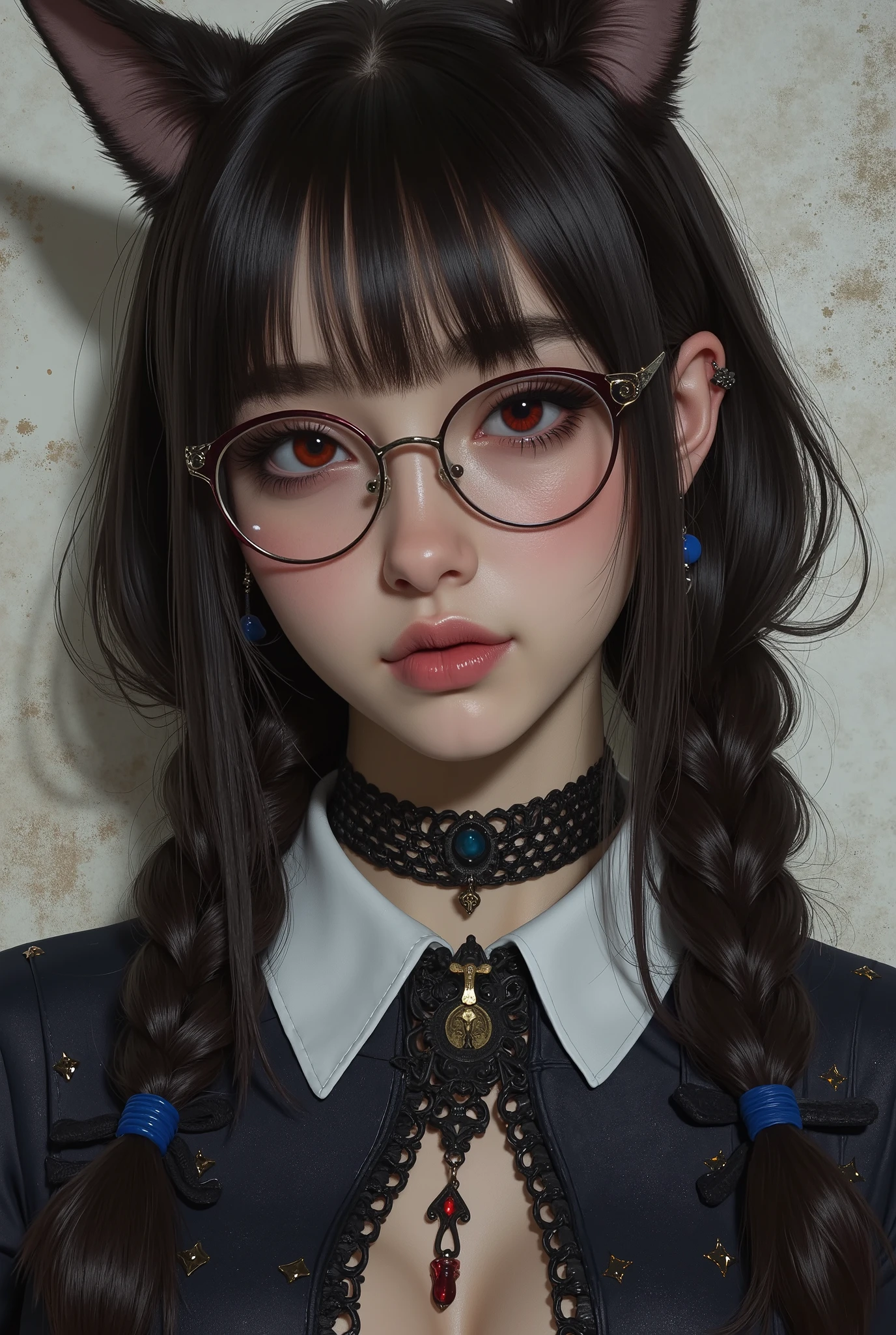 ( Highest Quality, best illustrations,high image quality:1.2), (Horror Fantasy:1.5), (ink and watercolor:1.5),(Ominous Scenery :1.5),(A lot of dust rises:1.5),( Dirt Track :1.5),(wonderful:1.5),(masterpiece:1.5), (Powerful figures:1.1、Big Breasts:1.3) 、 ((((glasses、closeup shot, cute、 red eyes、 Evil Ruby's Cursed Necklace )))),(((glasses、Big Breasts、 braids)))、 cute face, raise eyebrows , ,(Fatal Beauty, charming beauty ) ,(Mysterious Charm:1.1),(Big Breasts、attractive silhouette), high image qualityテクスチャ 、High Quality Shadows、 beautiful and delicate face 、 beautiful, delicate, eyes are sticky liquid dripping 、 ray tracing 、 20th Generation、 cute K-POP girl、( The Face of Korea )、Thin face、( Ulzan-6500-v1.1:0.6)、 Face of Pure Loss _v1 , ( beautiful and delicate face , beautiful and delicate eyes, perfectly balanced face , high image quality skin , detailed skin, lens flares {x} perfect ratio 4 fingers to 1 thumb :1.25)、 DSLRs、 地獄から来たbeautiful悪魔女 , ATTRACTIVE GIRL , Real Girls, Gurwitz, Gurwitz-style Artwork , Girl Roleplay, Realistic 3d style, cgstation Popular Topics,, 8k portrait rendering BYMR. nomi ,(truth,truth:1.4,glassesの少女 :1.2)、cheek、 glossy lips, 1. オーバーサイズ comment: comment、 come up with an oversized design that covers shoulder to knee.。 navy blue or black are standard colors .、[ Soft khaki or beige , wait.、 Pick the right color for the season 。 2. choose the color that suits your skin : To protect yourself from the cold、 choose the color that suits your skin 、 ニットの質感と色を commentに合わせてください .。 3. ワイドレッグ pants: pants, choose a wide leg design 、combines mobility and style。Dark tone denim or black pants look great.。 4. knee-high boots: オーバーサイズ commentに含まれるもの、boots are black or dark brown Match the texture and color of the fashionable.、 Gives a stylish impression 。 5. accessories: The 。 Disney 、 long necklace 、6. handbag: handbag、let's match the color of your outfit.