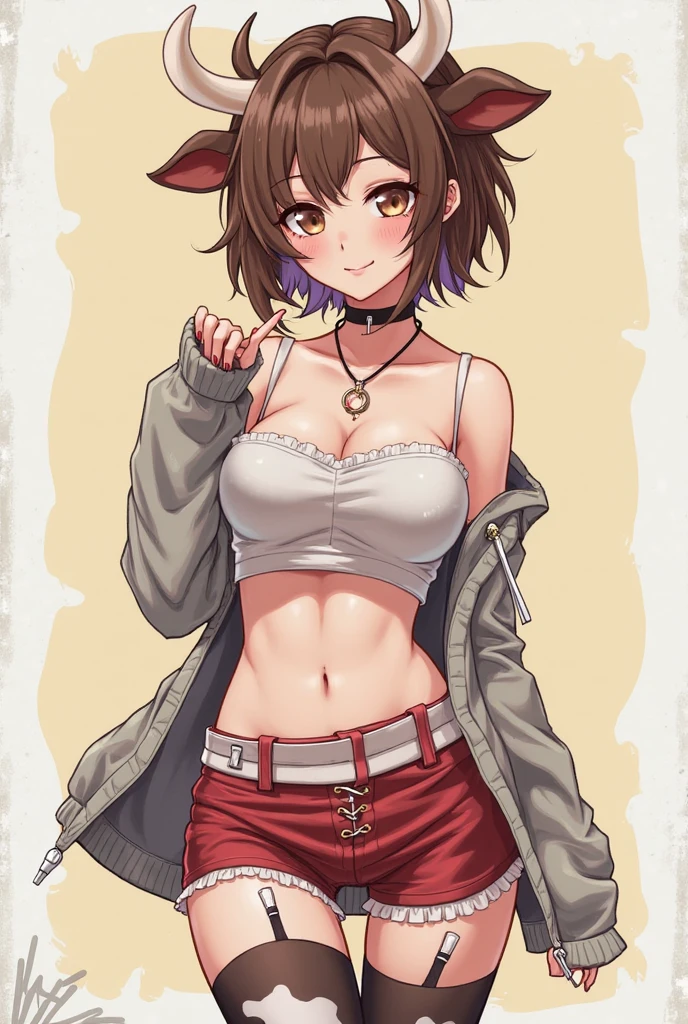(masterpiece, best quality), 1girl, <lora:AyaOnechanbara:0.8> AyaOnechanbara, 1girl, solo, short hair, brown hair, thighhighs, elbow gloves, hat, navel, cleavage, brown eyes, jewelry, medium breasts, panties, bikini, belt, necklace, scarf, red bra, thigh strap, single thighhigh, red bra, cowboy hat,