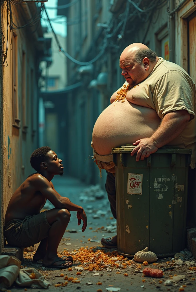 Fat black dude naked