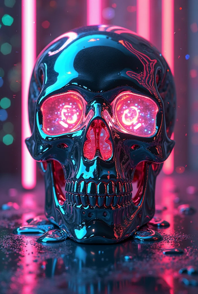 Crystal Skull With Pink Green Soul Inside Anime Masterpiece, permission 8k,16:9, dark fantasy concept art, Greg Rutkowski, dynamic lighting, hyper-detailed, confusingly detailed, screensaver art, trending on artstation, Deep color, unreal engine, Volumetric lighting, Alphonse Mucha, Jordan Grimmer, Red & Pink Complementary Colors