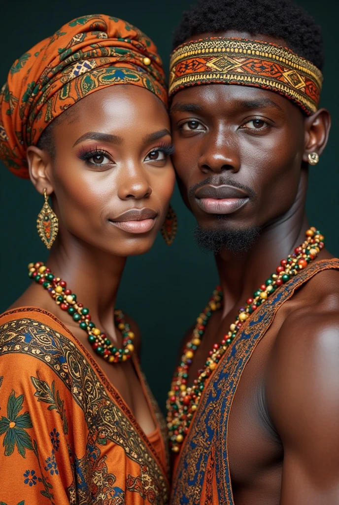 ((best quality)), ((masterpiece)), (detailed), perfect face
Photographie d'un couple africain mixte