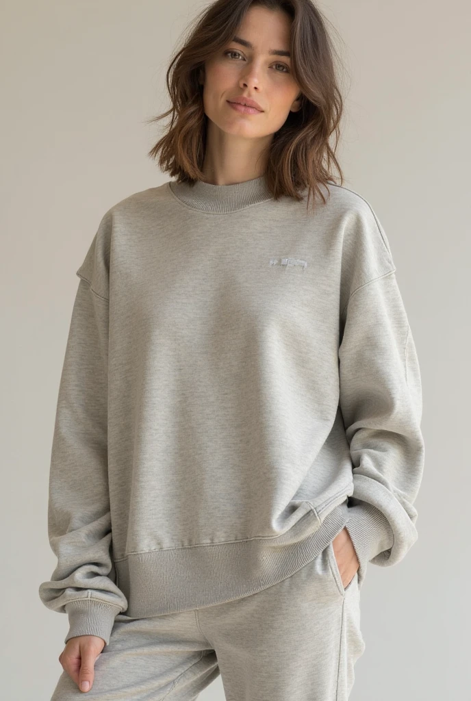 photo of N4t4l14St4rr_HM-135, a woman, perfect hair, (modern photo), wearing baggy sweatshirt and jeans, 35mm medium telephoto (analog, cinematic, film grain:1.3), Cratered Moon, Moon surface with countless craters, jagged ranges, and deep canyons., detailed eyes, professional pose, (epiCPhoto), (looking at viewer:1.1), (cinematic shot:1.3), (soft style lighting), OverallDetail