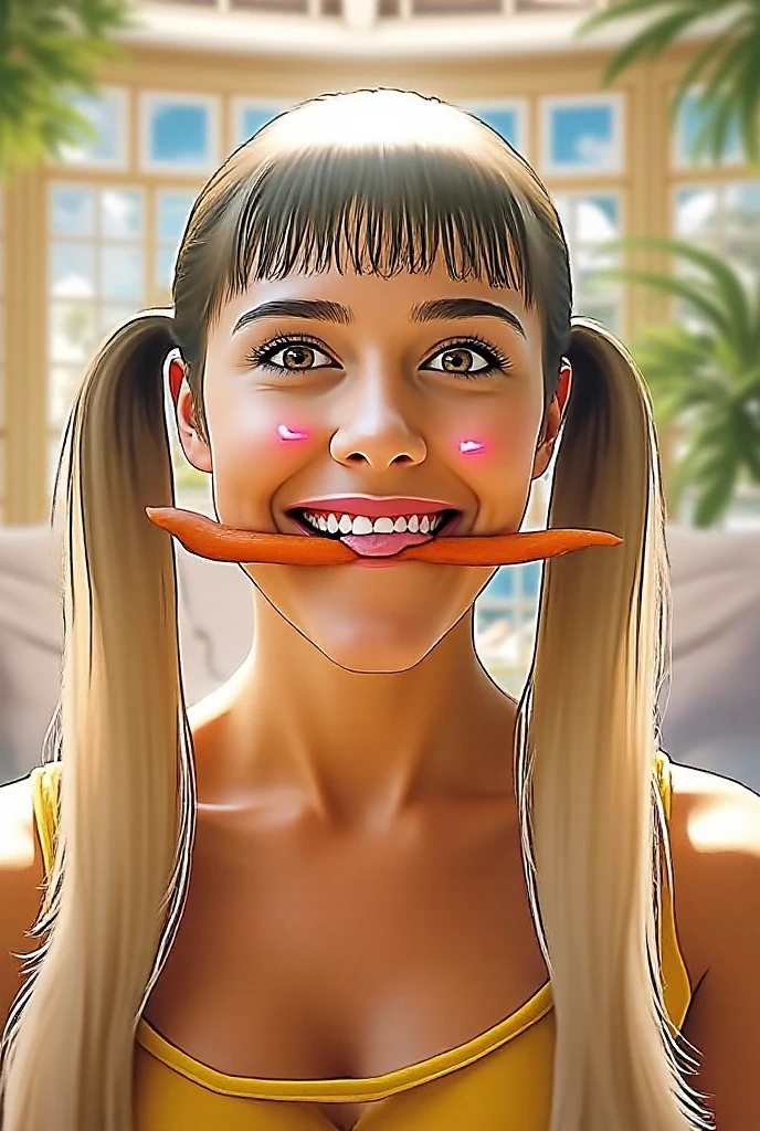 (upper body shot) of a beautifull girl licking a popsicle <lora:ice_cream:1>