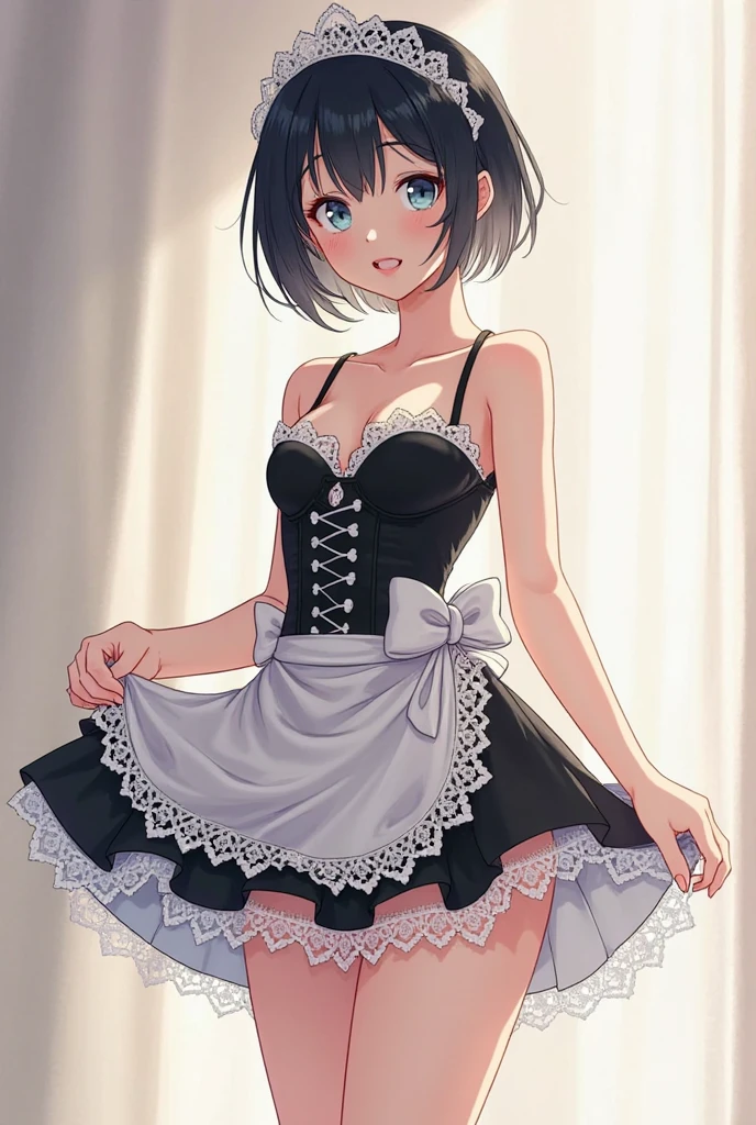 (masterpiece, best quality, ultra-detailed, best shadow), (detailed background, pastel fantasy), (beautiful detailed face), high contrast, (best illumination, an extremely delicate and beautiful), cinematic lighting, a pretty girl, perfect body, big thighs, miniskirt, clay like artstyle, kawaii style, pixar style, dynamic pose, dreamlike aesthetic, 