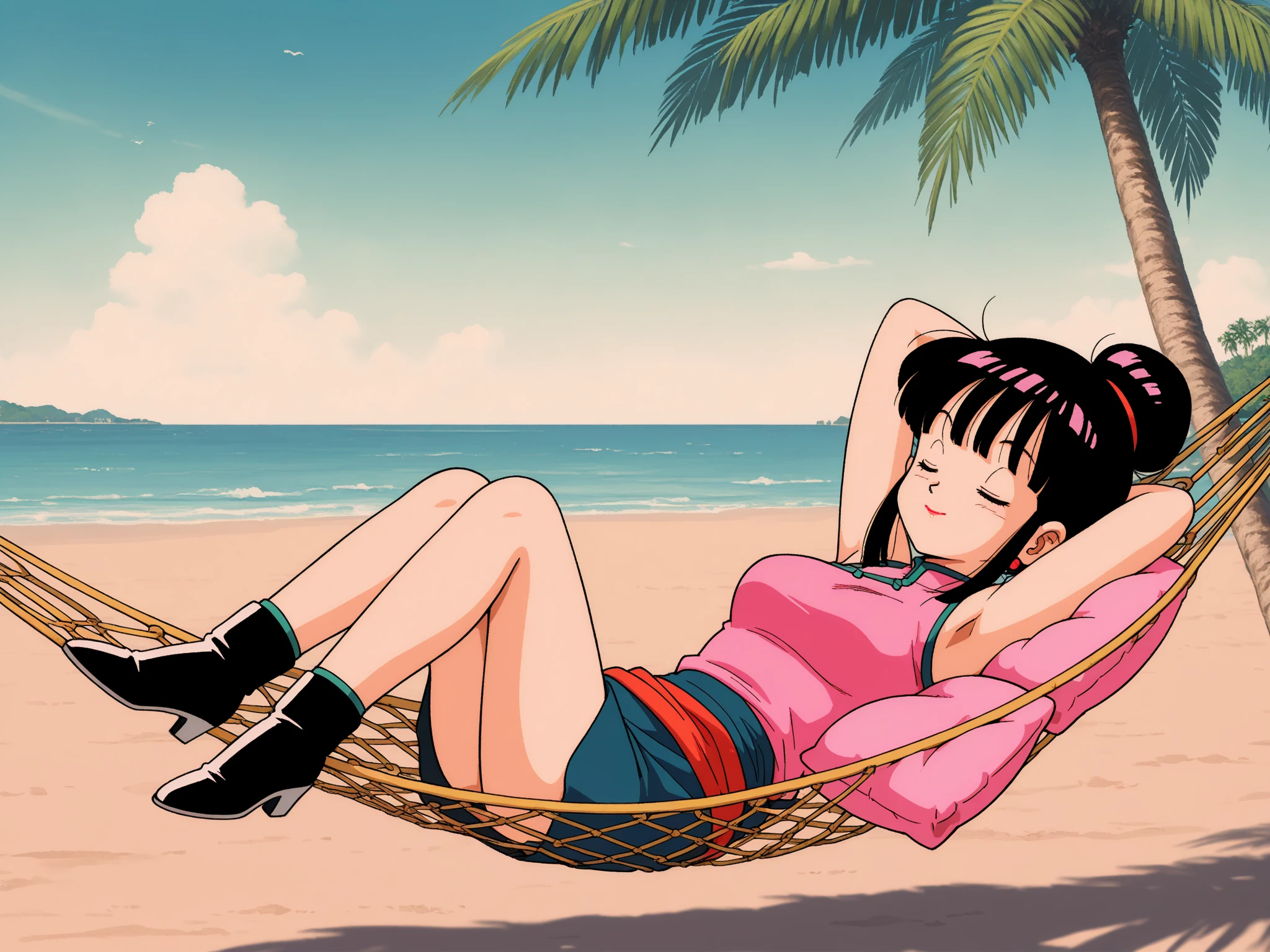 school girl, (detailed retro style), oversize sweater, (character design sheet), penny loafers, different pose, different angles, turnaround, character diagram, character items,

