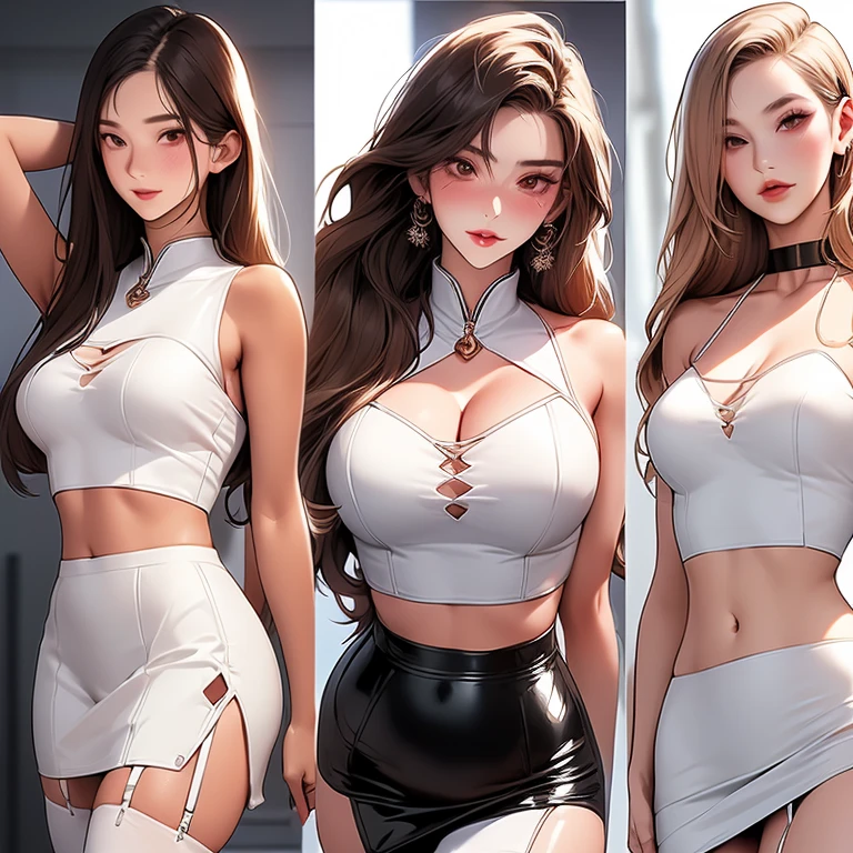 (Highest quality, 8k, masterpiece:1.3,beautiful girl), (masterpiece:1.3, Highest quality, Ultra-high resolution, Very detailed),Beautiful body, Beautiful breasts, Beautiful thighs, Beautiful legs, Beautiful fingers, Glowing Skin,(((Long Hair,Black Hair,Beautiful Hair))),(Perfect Anatomy, Anatomically correct, Very detailed肌), Cute and symmetrical face, Perfect Face, Perfect Eyes, ((Perfect Fingers, Five Fingers)), (((whole body,Draw the whole thing)))((Two Arms)),((high school girl,Sailor suit,Knee-high socks,With sleeves)),((Hairstyle,ponytail,her hair color is brown,))School,blush,Hair tied up