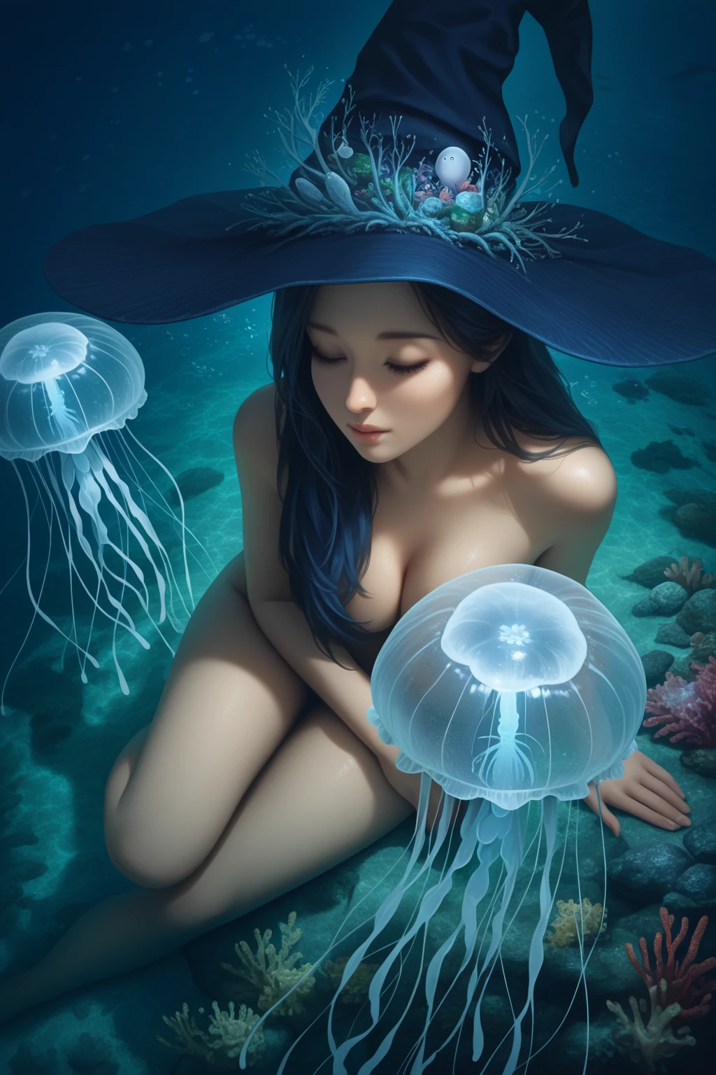 1girl,whale,under the sea,full body,rainbow bubbles,foams,sea creatures, high resolution, best quality, 4k, full body portrait, amazing details, striking eyes, perfect face, detailed background, dynamic angle, dynamic pose, full body shot, NSFW, erotic, perfect body, sexy, 20-years-old