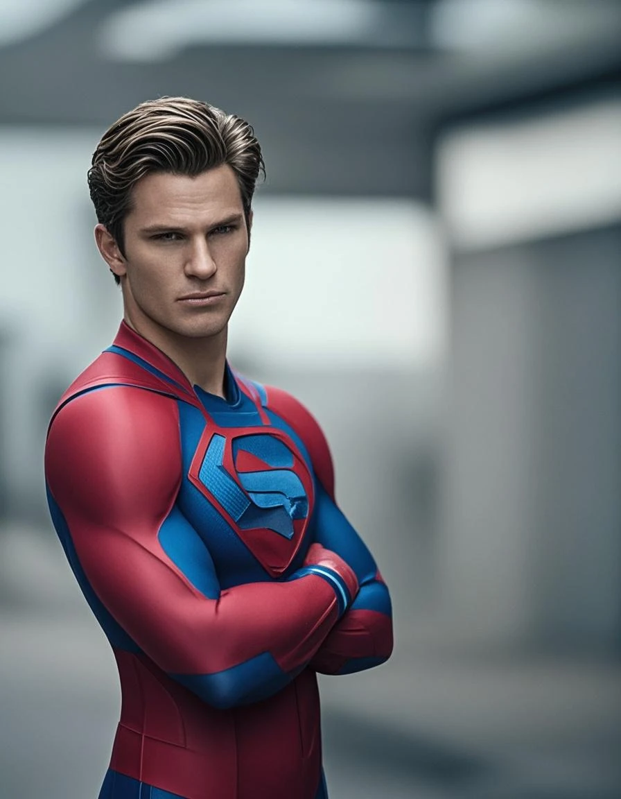 albino superman, albino suit