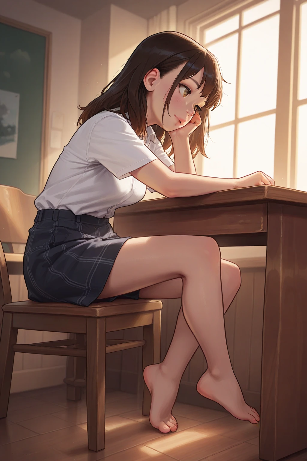 Noir (nod) big black leggings classroom