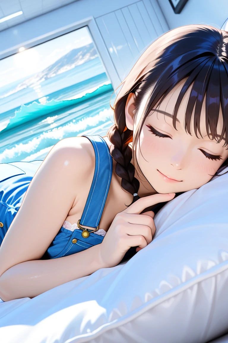 master masterpiece、real、bestquality、photo-realistic、Beautiful girls spooning Japan shaved ice cream、A beautiful girl who puts her hand on her forehead and endures pain。Summer Traditions
