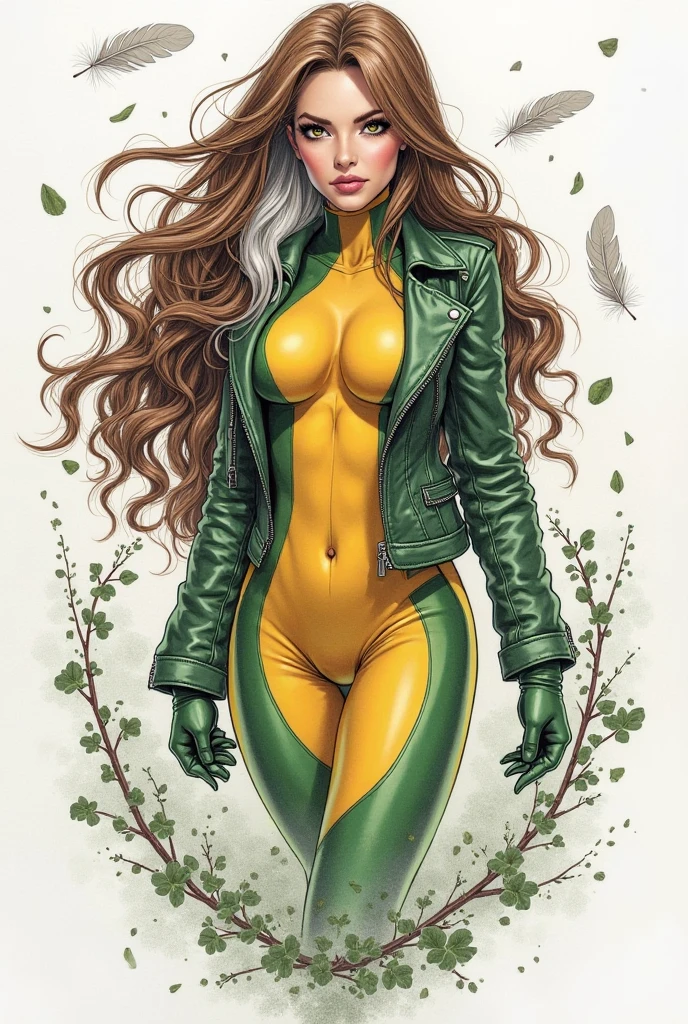 uma obra-prima, Melhor qualidade, woman wearing a militar camouflage LEOTARD,rabbit ears tiara,Druuna,fake eyelashes,fleshy lips,looking to observer, little smile,tan pantyhose,Paolo Serpieri Arte, Luis Royo Arte, milo manara arte, Bernie Wrightson arte, SCENARIO florish florest background