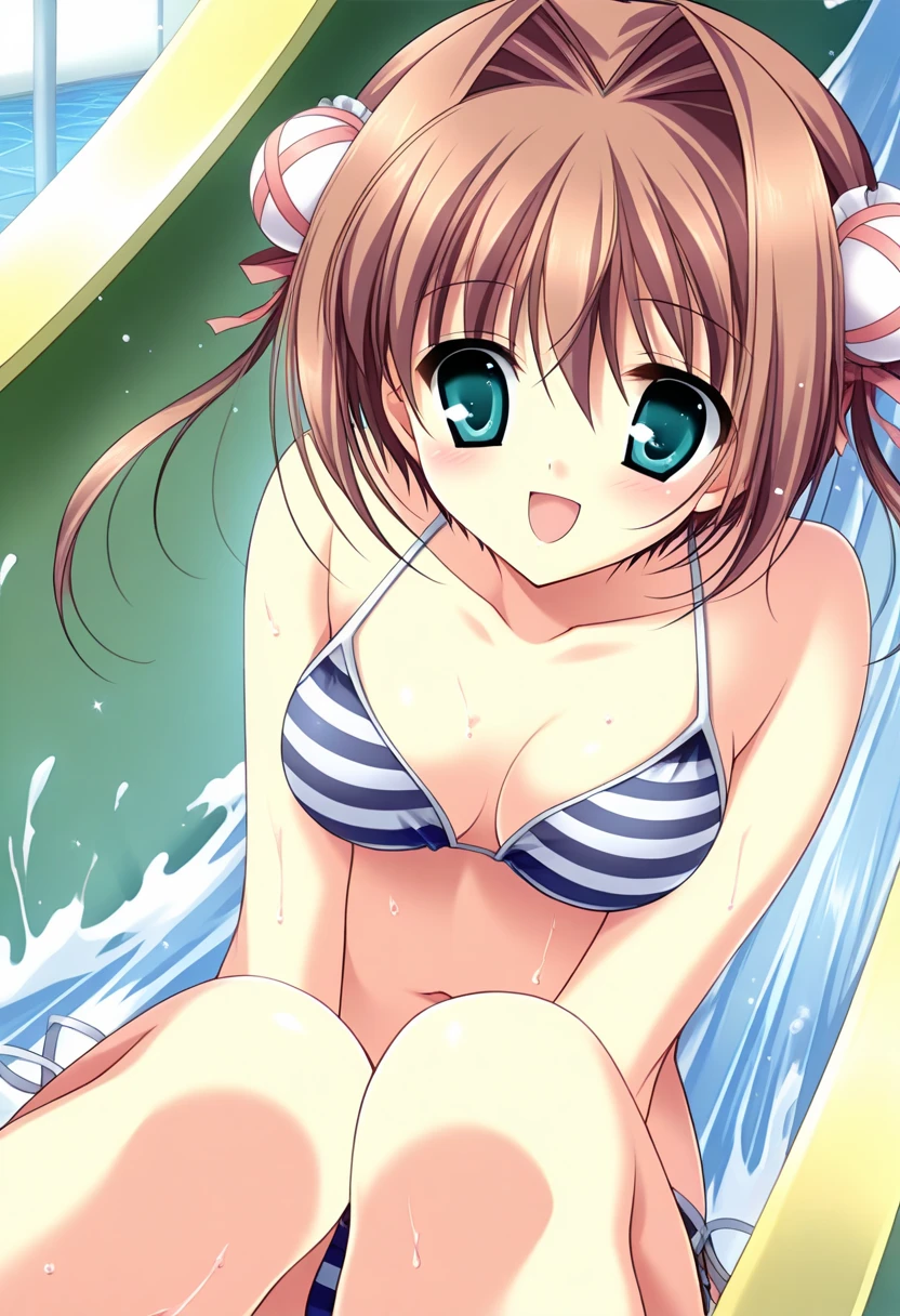 asakura_yume,((woman1people)),Brown Hair,Medium Chest,Aqua Eye,White skin,nsfw,(((Ocean))),((Multiple men)),((Are standing)),(((By Meng_Surrounded by middle-aged male molesters))),(((((((By Meng_A molester grabs my breasts))))))),blush, (surprise),Open your mouth,(((sorrow))),((((Bust up shot)))),(((((green_Swimwear))))),((bikini)),nsfw,((valley)),((No bra)),(topless),(Nipples),