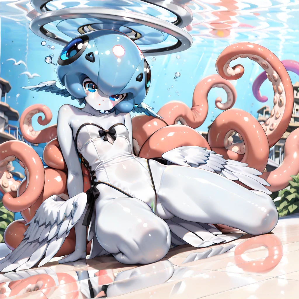 masterpiece, best quality, underwater_sex, enema, anilingus, wakamezake, vibrator_in_thighhighs,