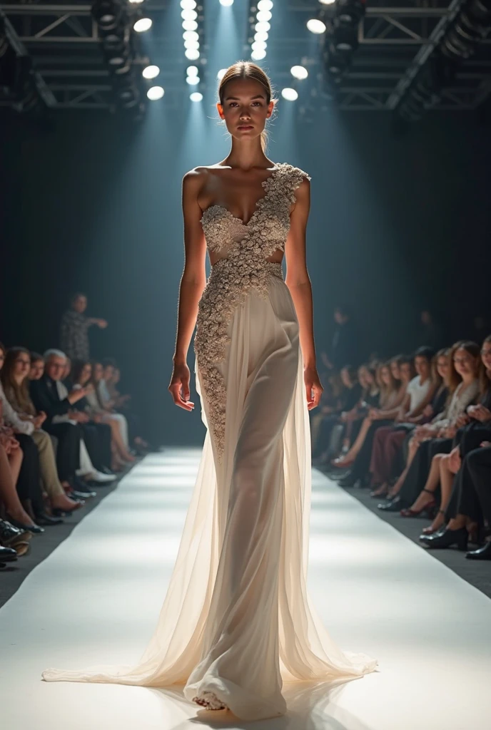 a model at a fashion show